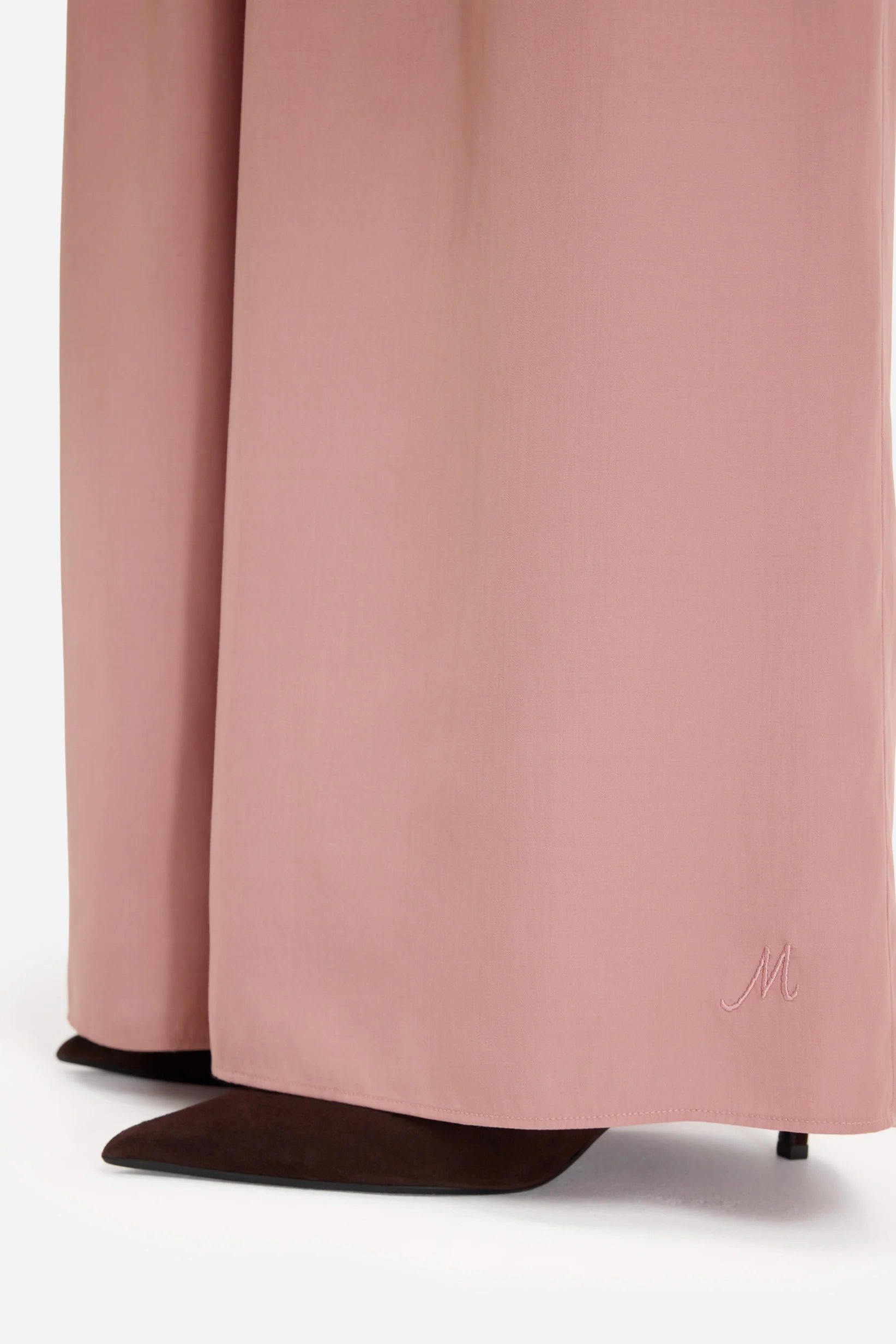 Flowy Loose Fit Trousers | Light Berry - Image 4