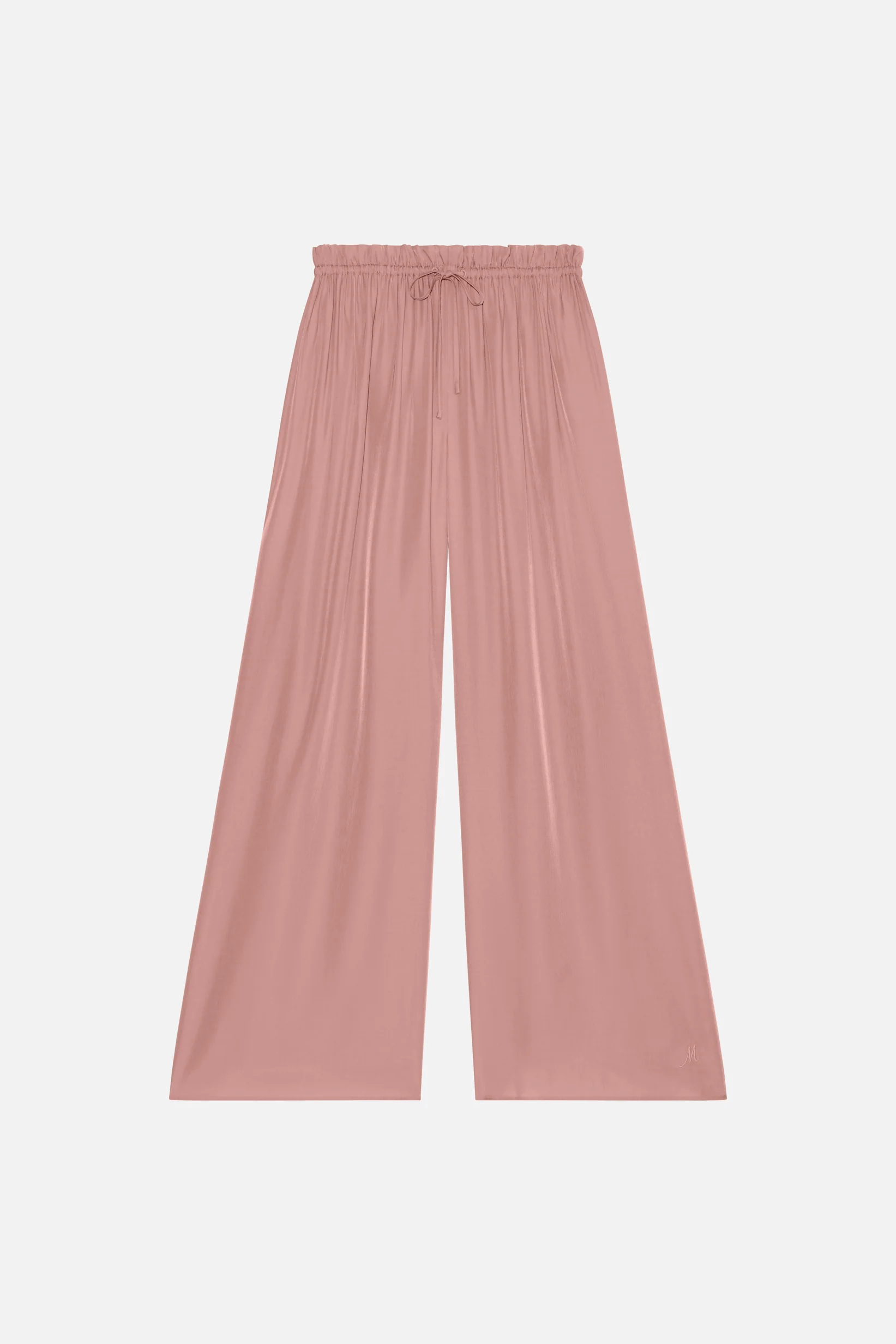 Flowy Loose Fit Trousers | Light Berry - Image 5