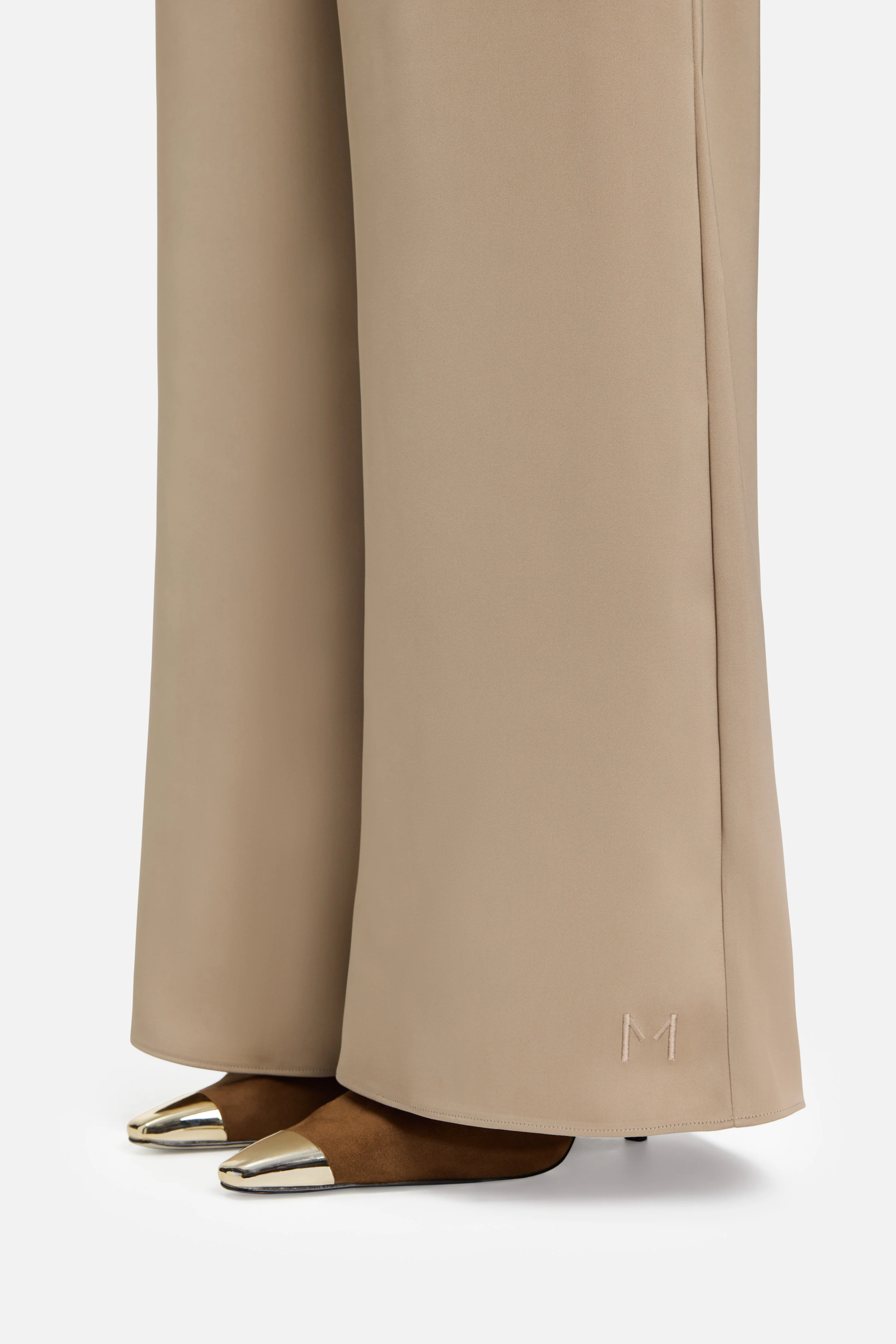 Flowy Palazzo Pants | Mocha - Image 4