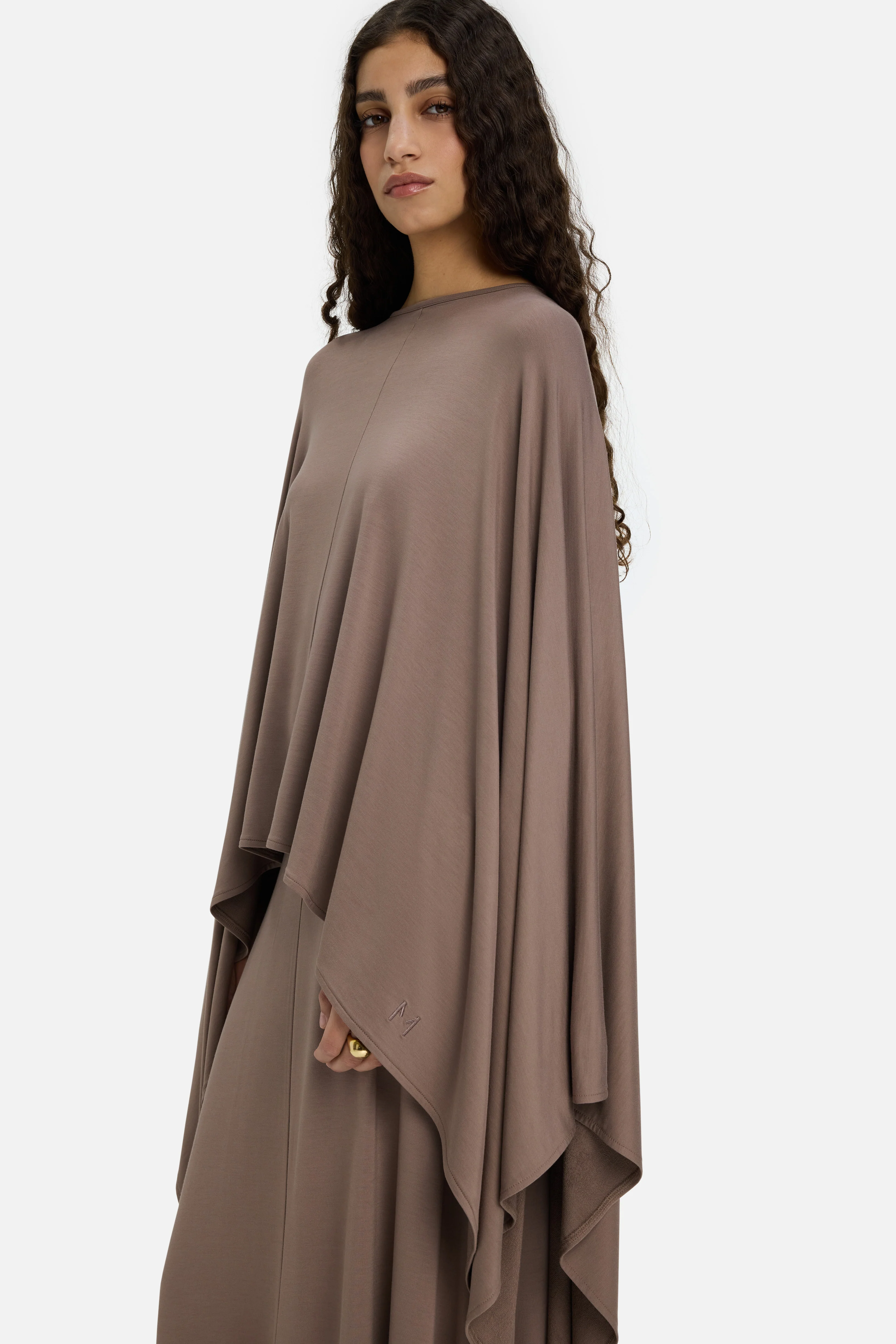 Fluid Cape | Taupe Rose - Image 4