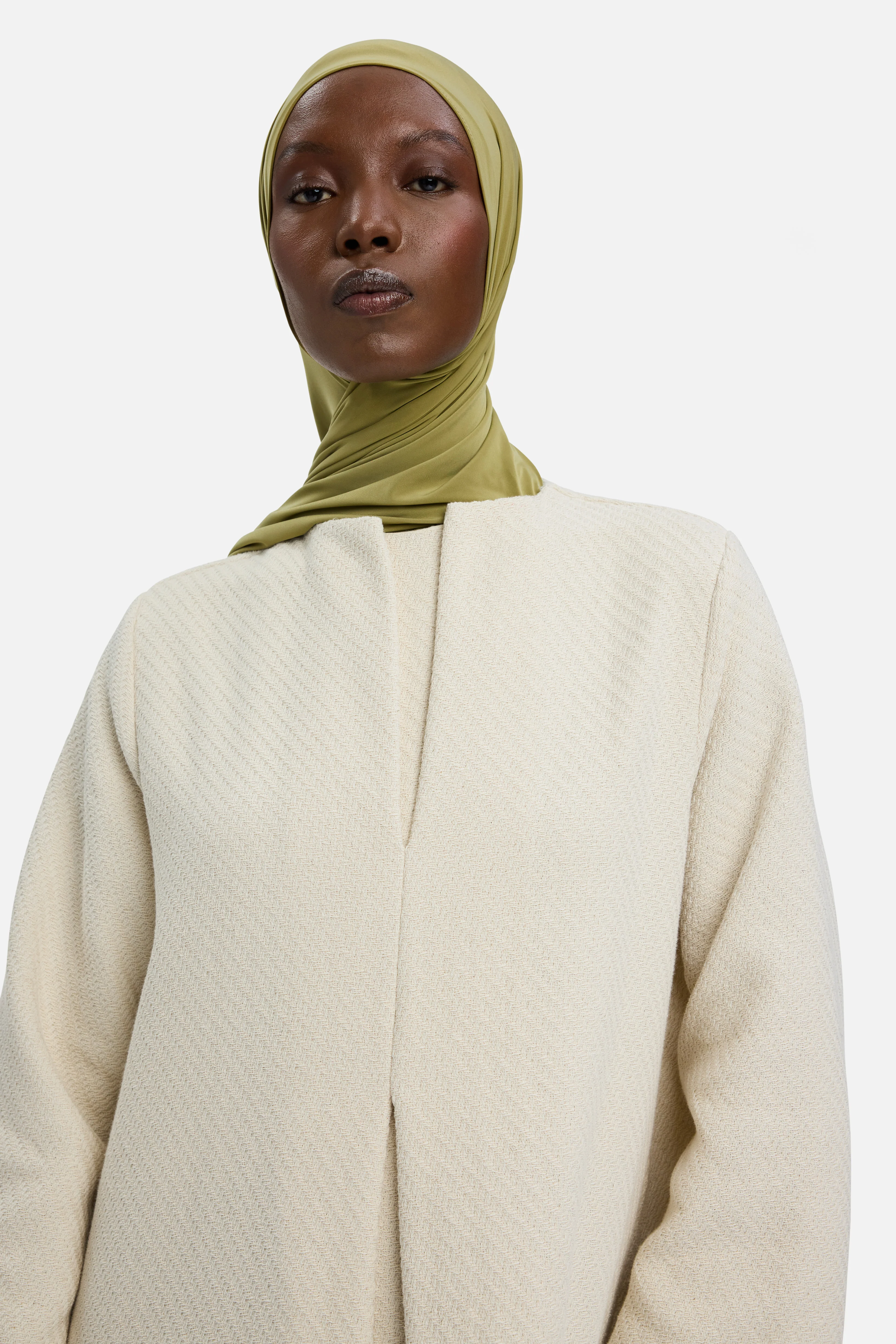 Fringe Trim Dress | Off White - Image 3