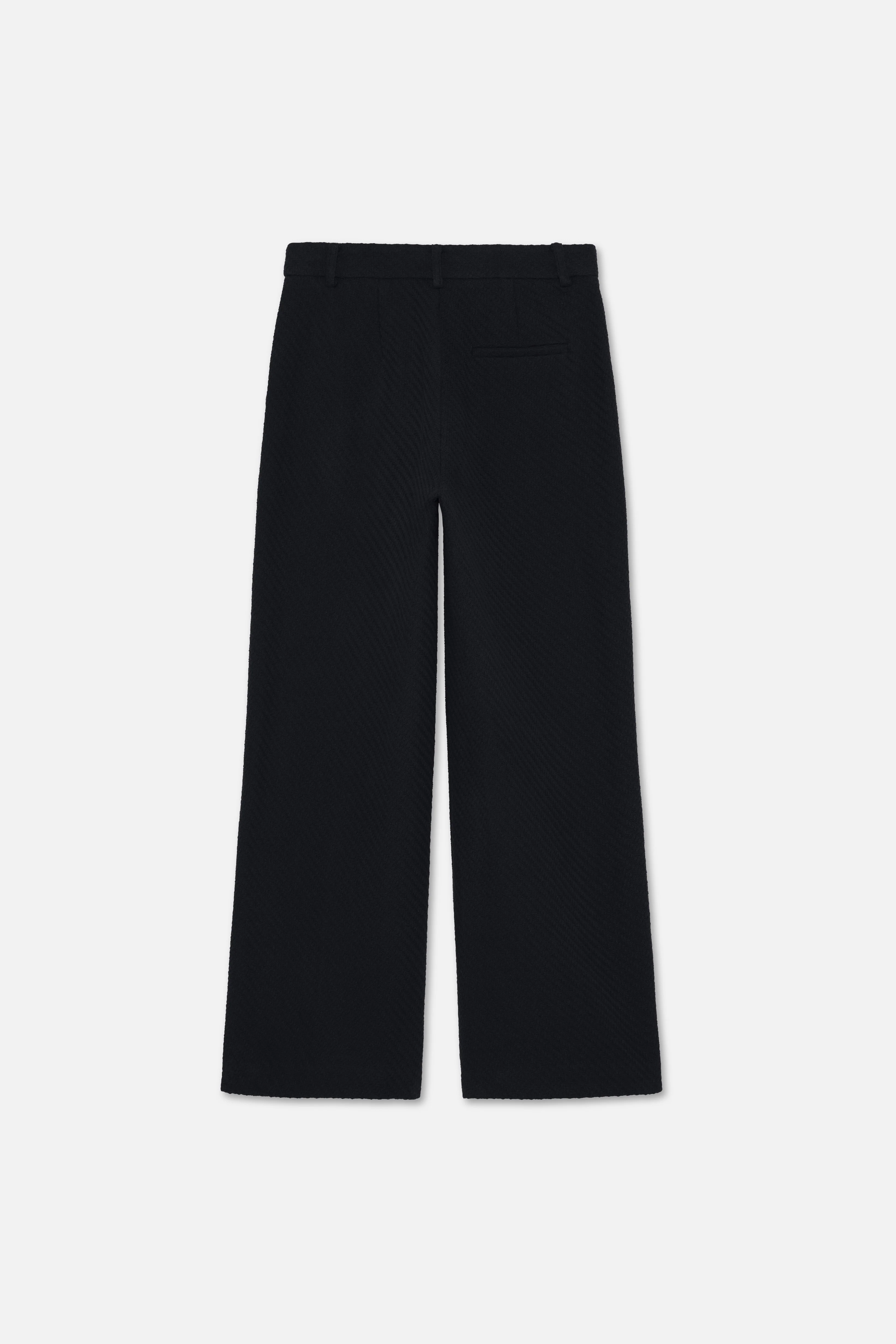Fringe Trim Trousers | Black - Image 5