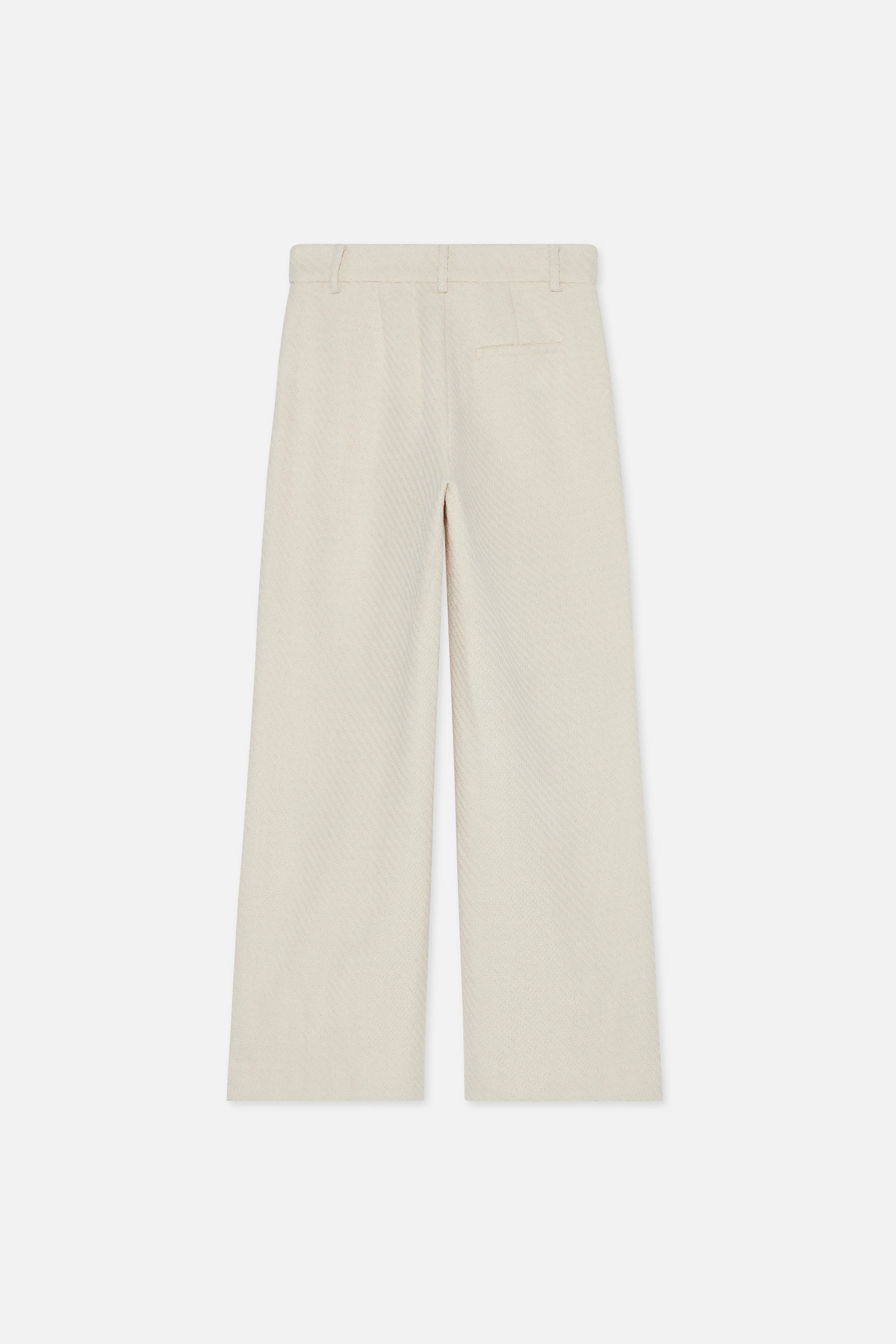 Fringe Trim Trousers | Off White - Image 6