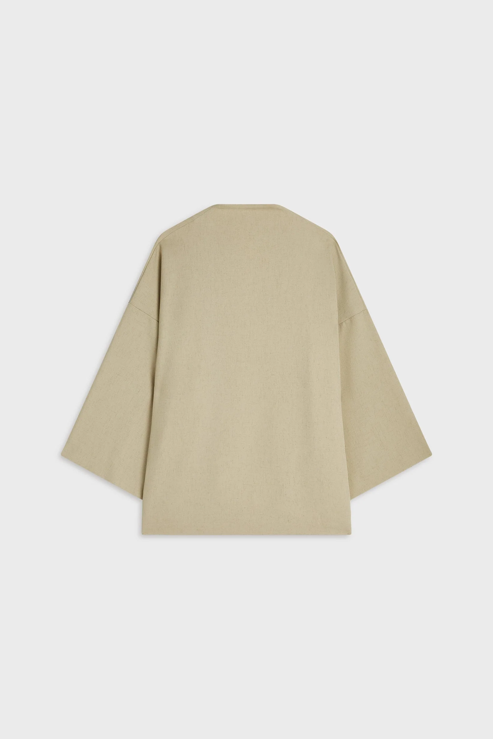 Front Tie Top | Warm Khaki - Image 5