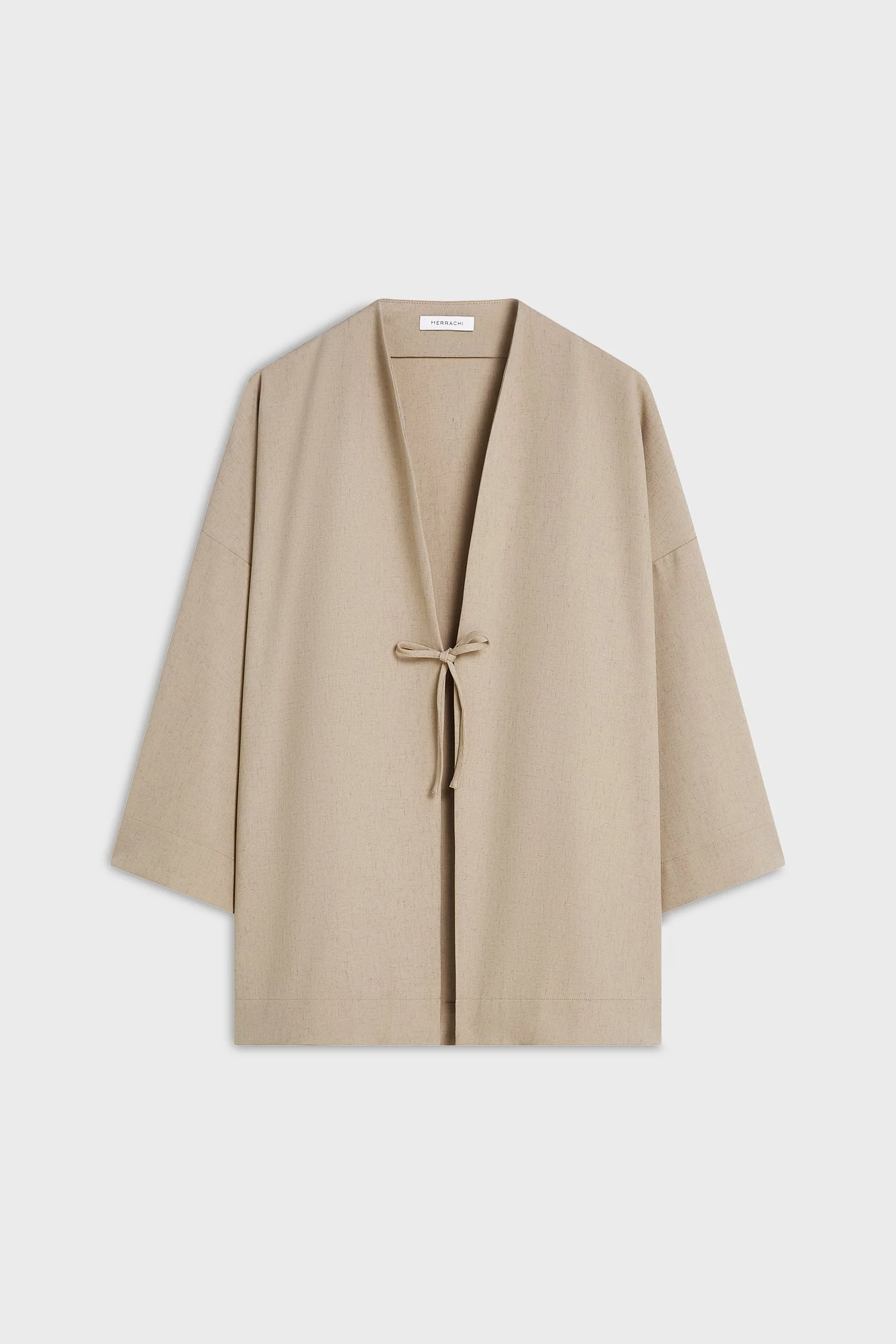 Front Tie Top | White Pepper - Image 4