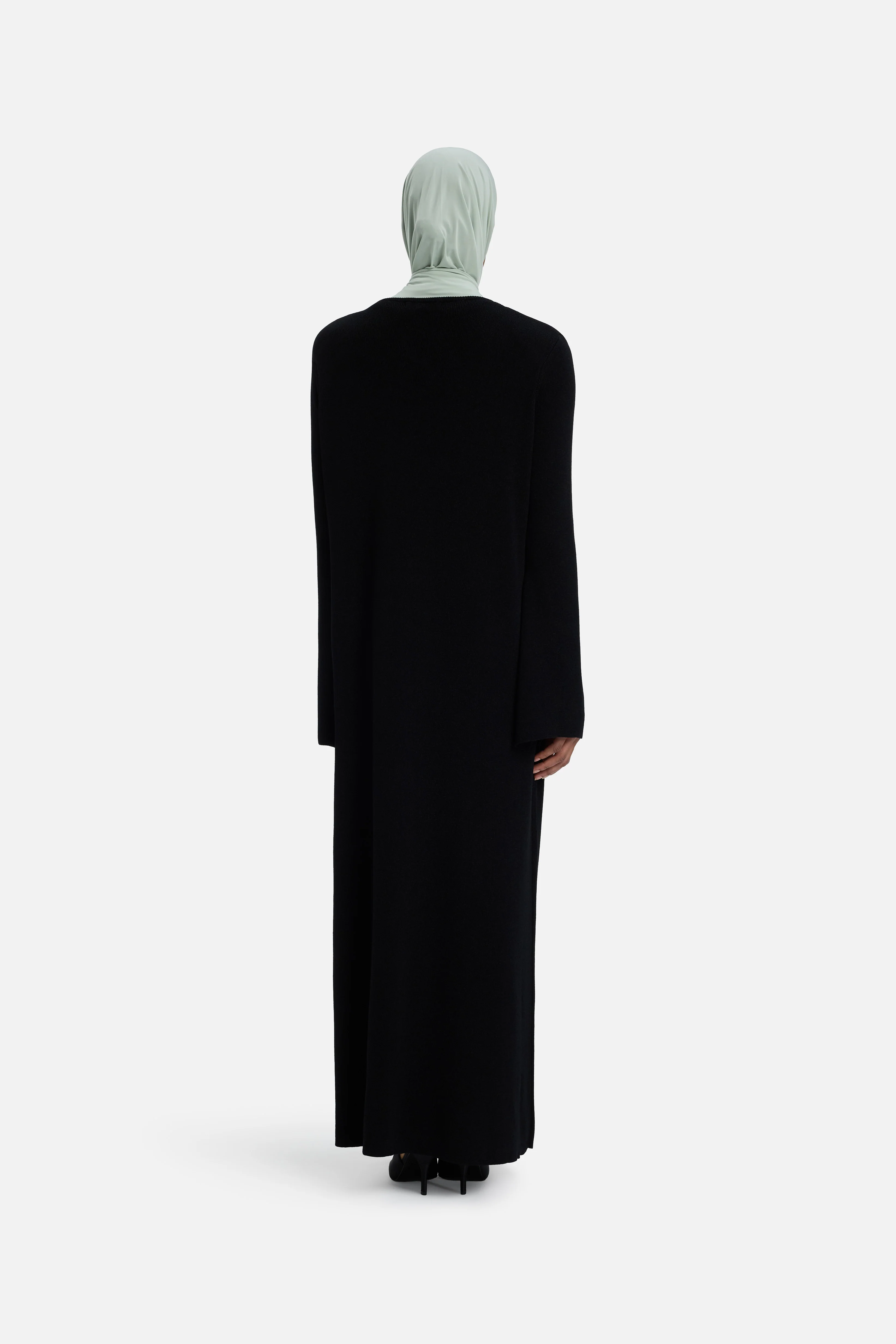 Gilded Knit Dress | Black - Image 3