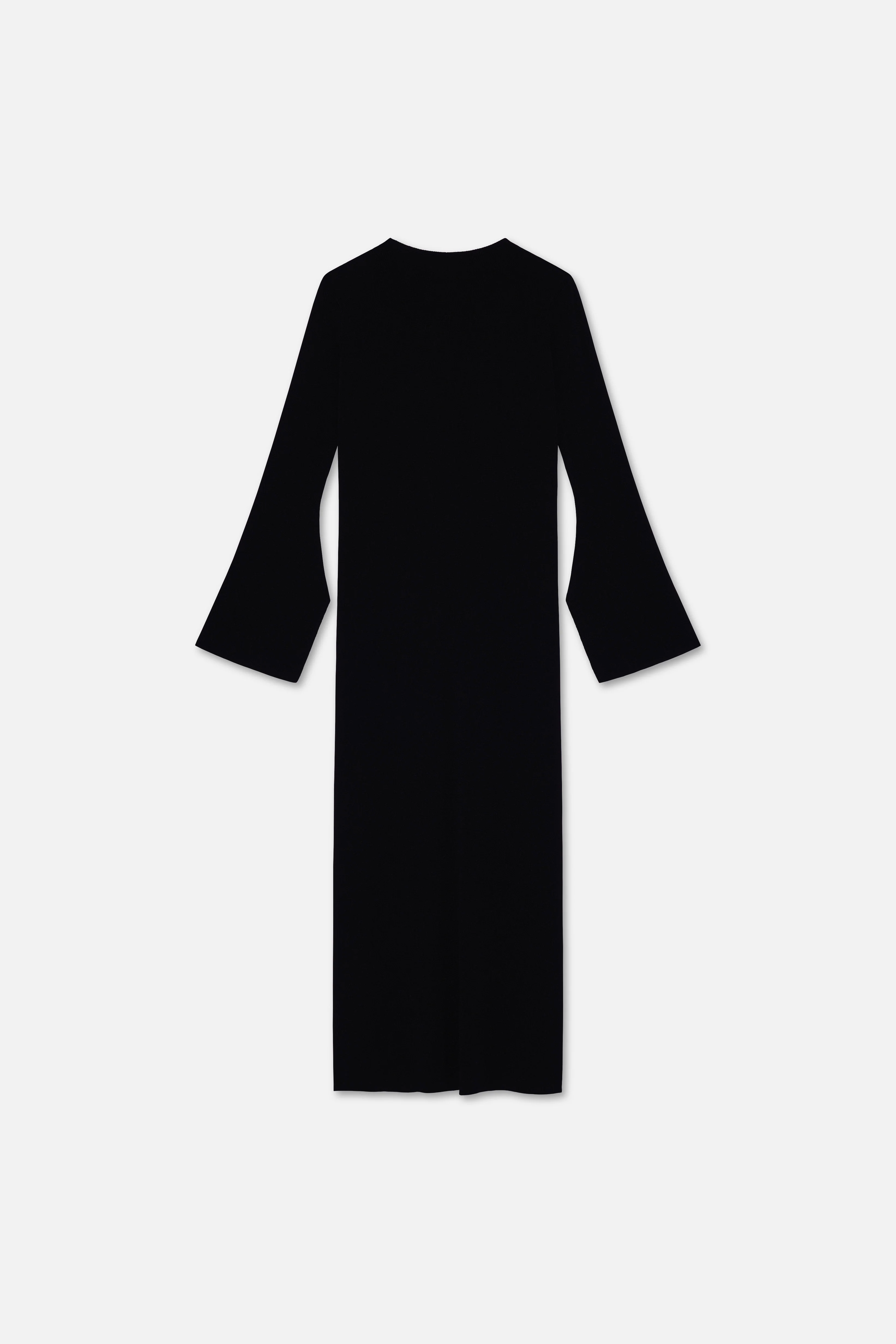 Gilded Knit Dress | Black - Image 5