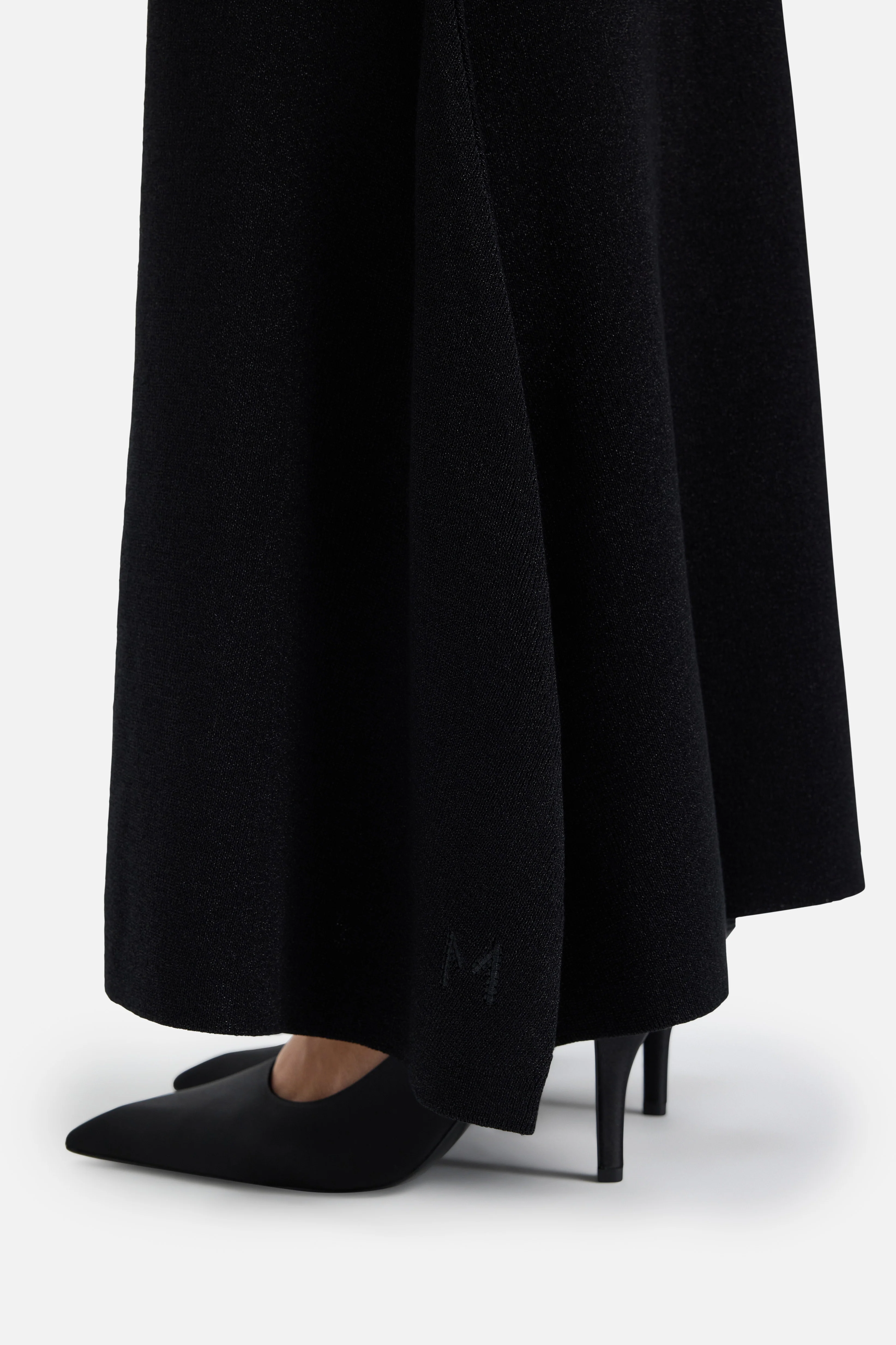 Gilded Knit Skirt | Black - Image 4