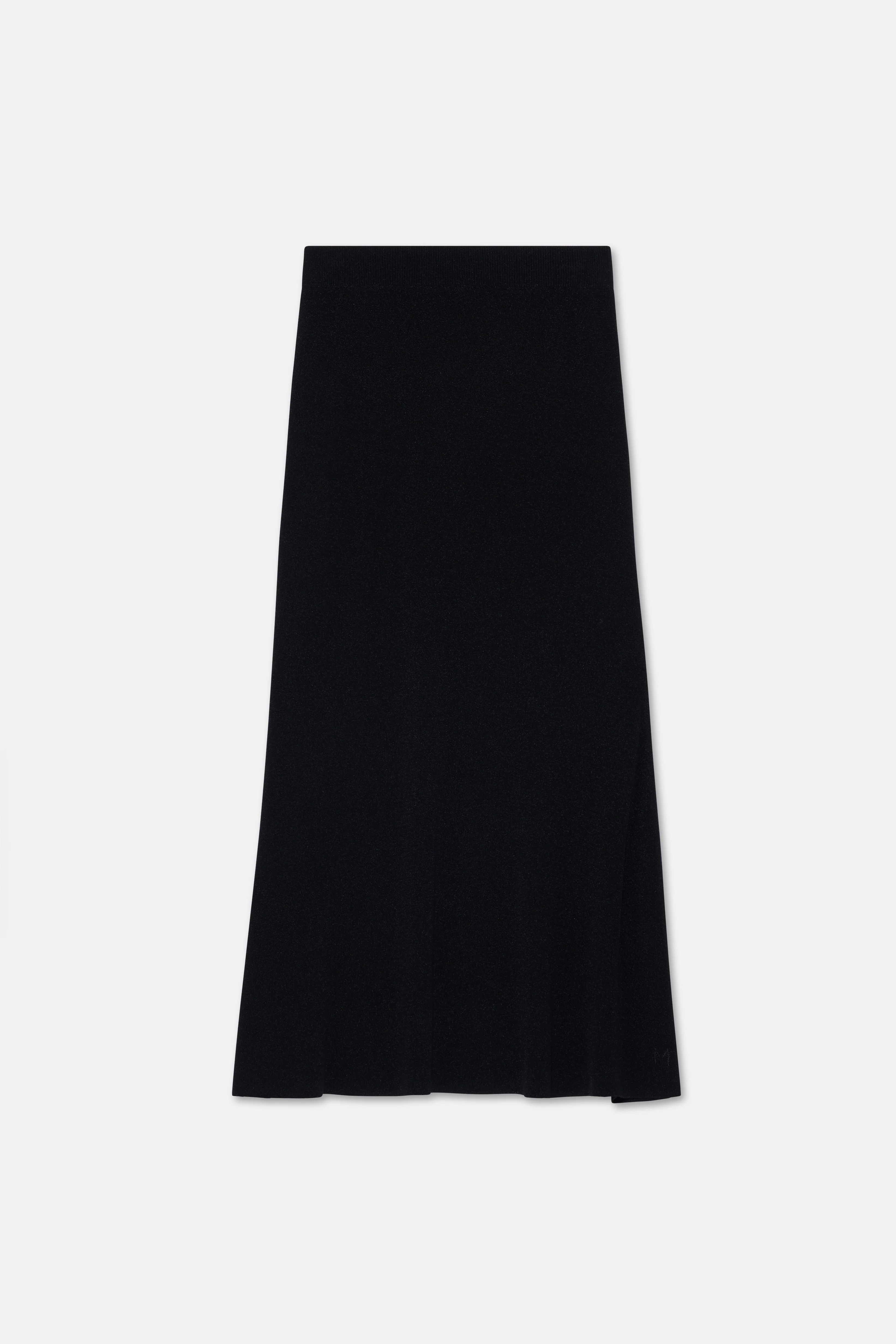 Gilded Knit Skirt | Black - Image 5