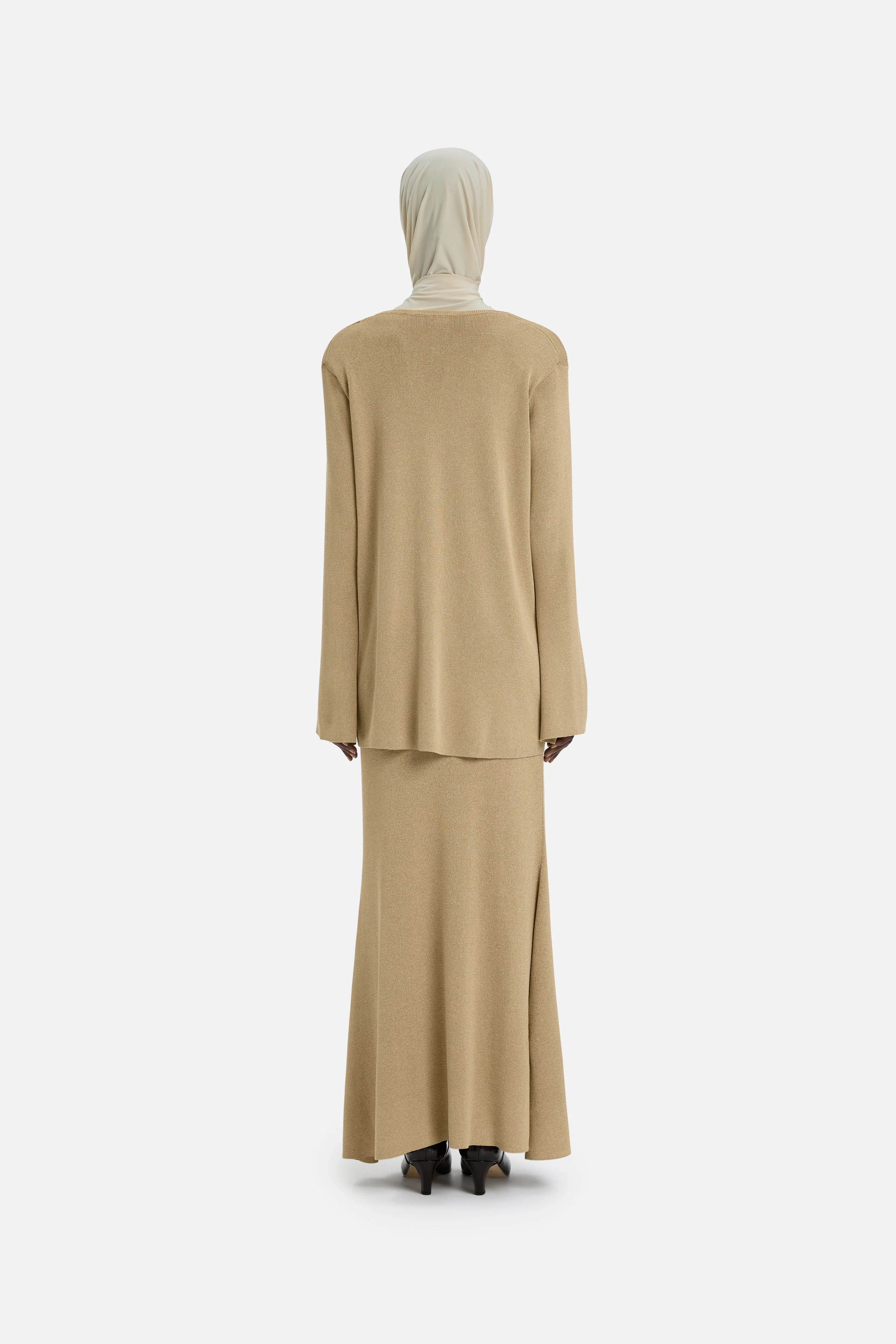 Gilded Knit Top | Light Gold - Image 3