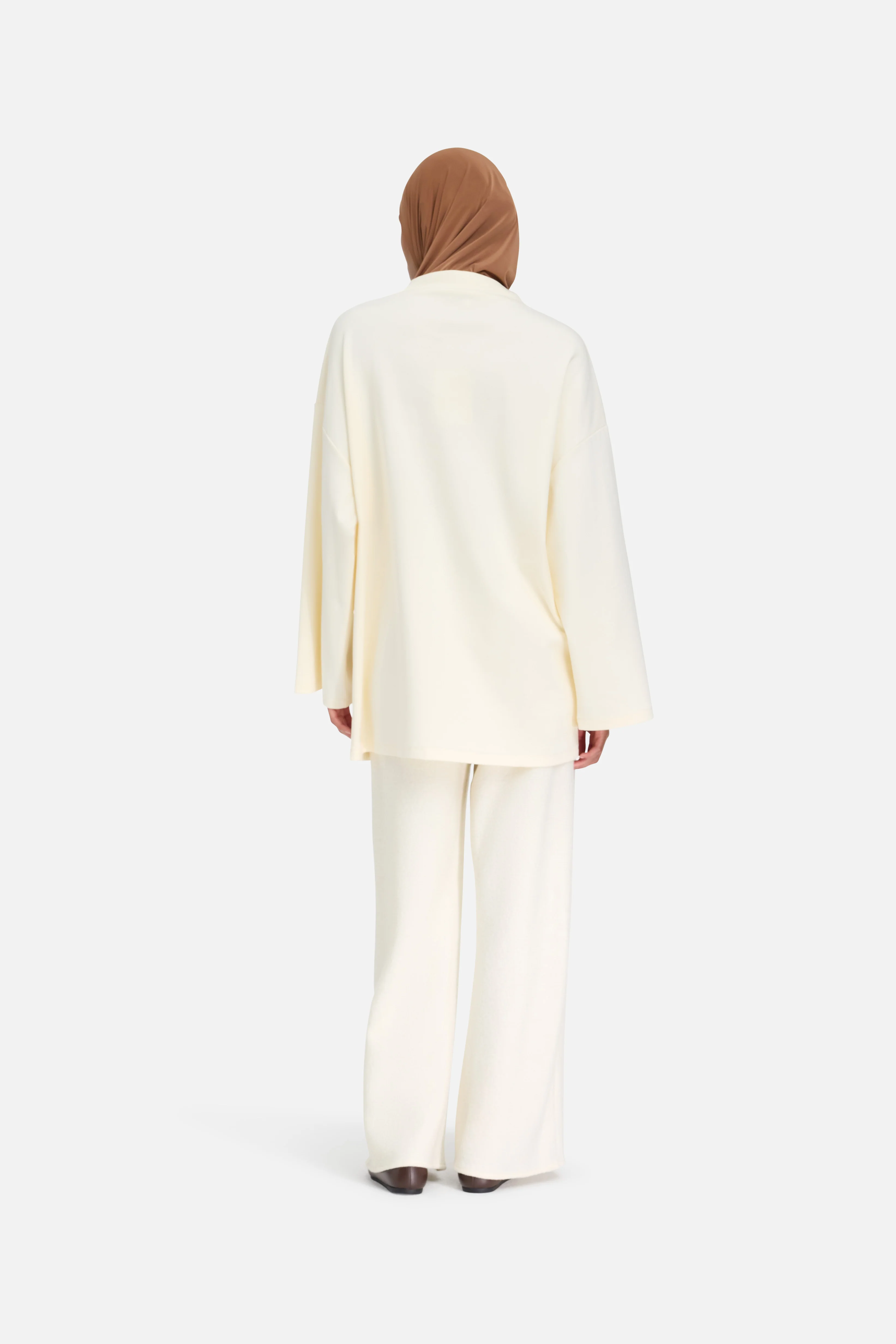 High Neck Tee | Porcelain - Image 3