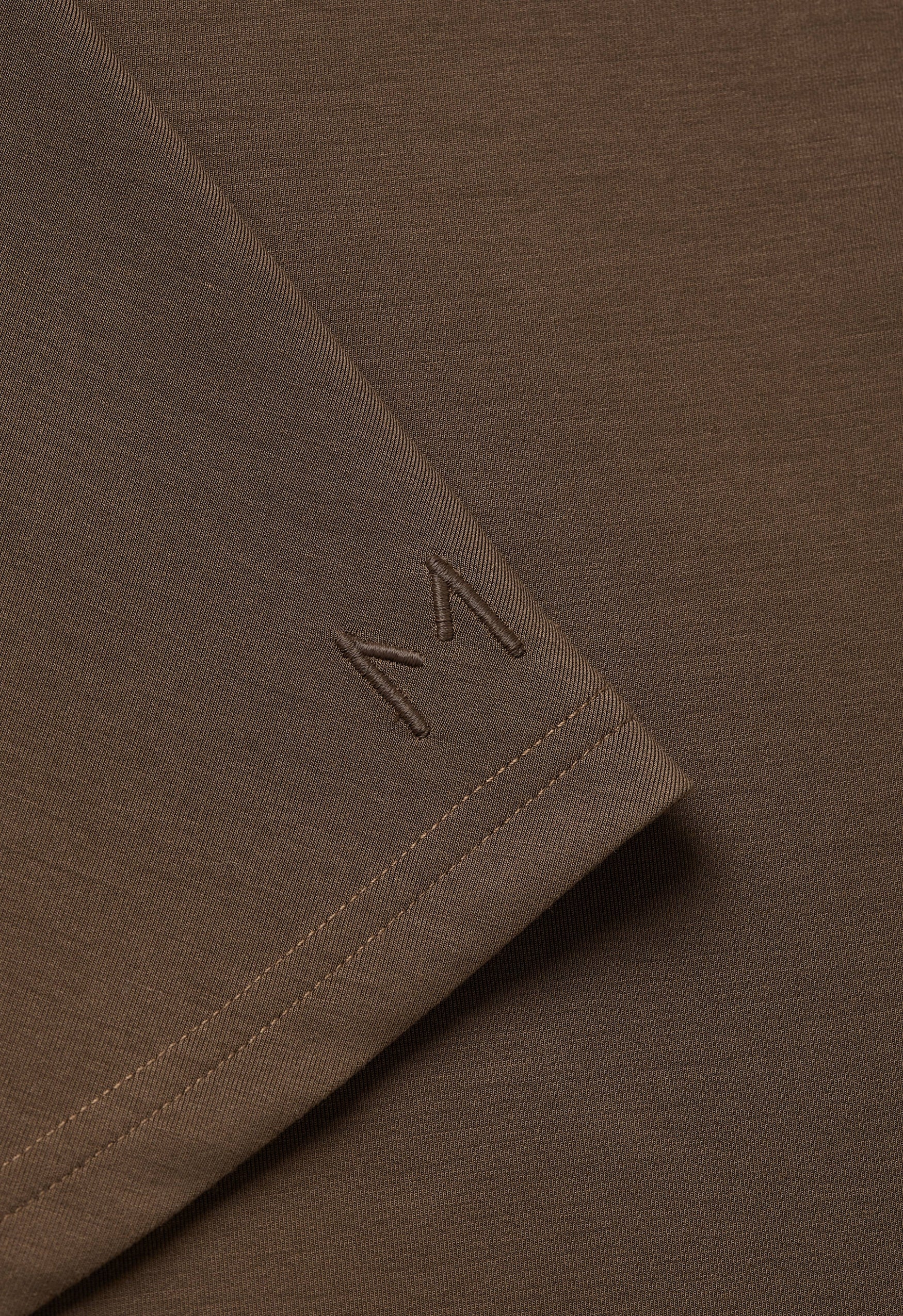 Jersey Modal Skirt | Deep Brown - Image 5