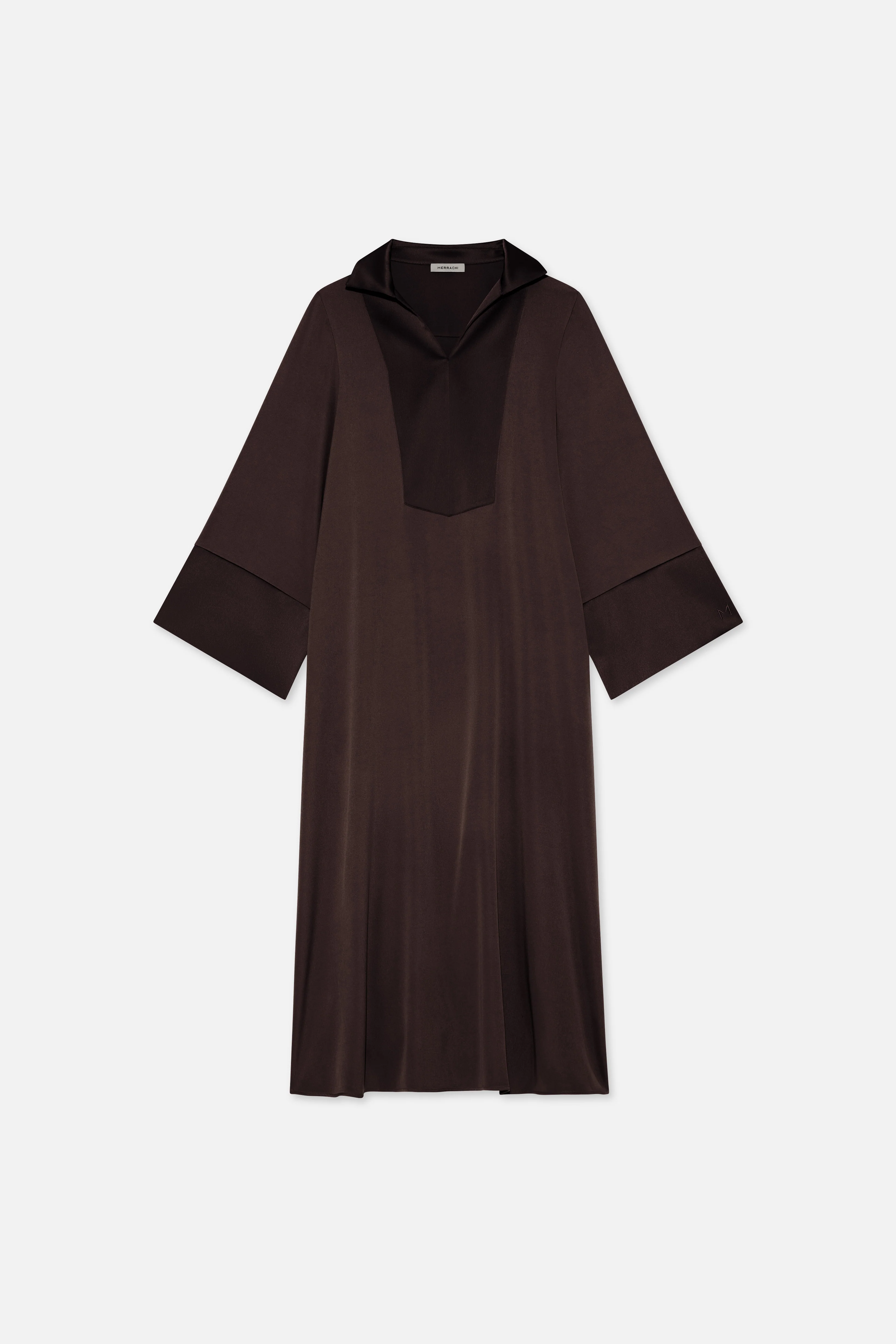 Kaftan Dress Regular | Dark Brown - Image 5