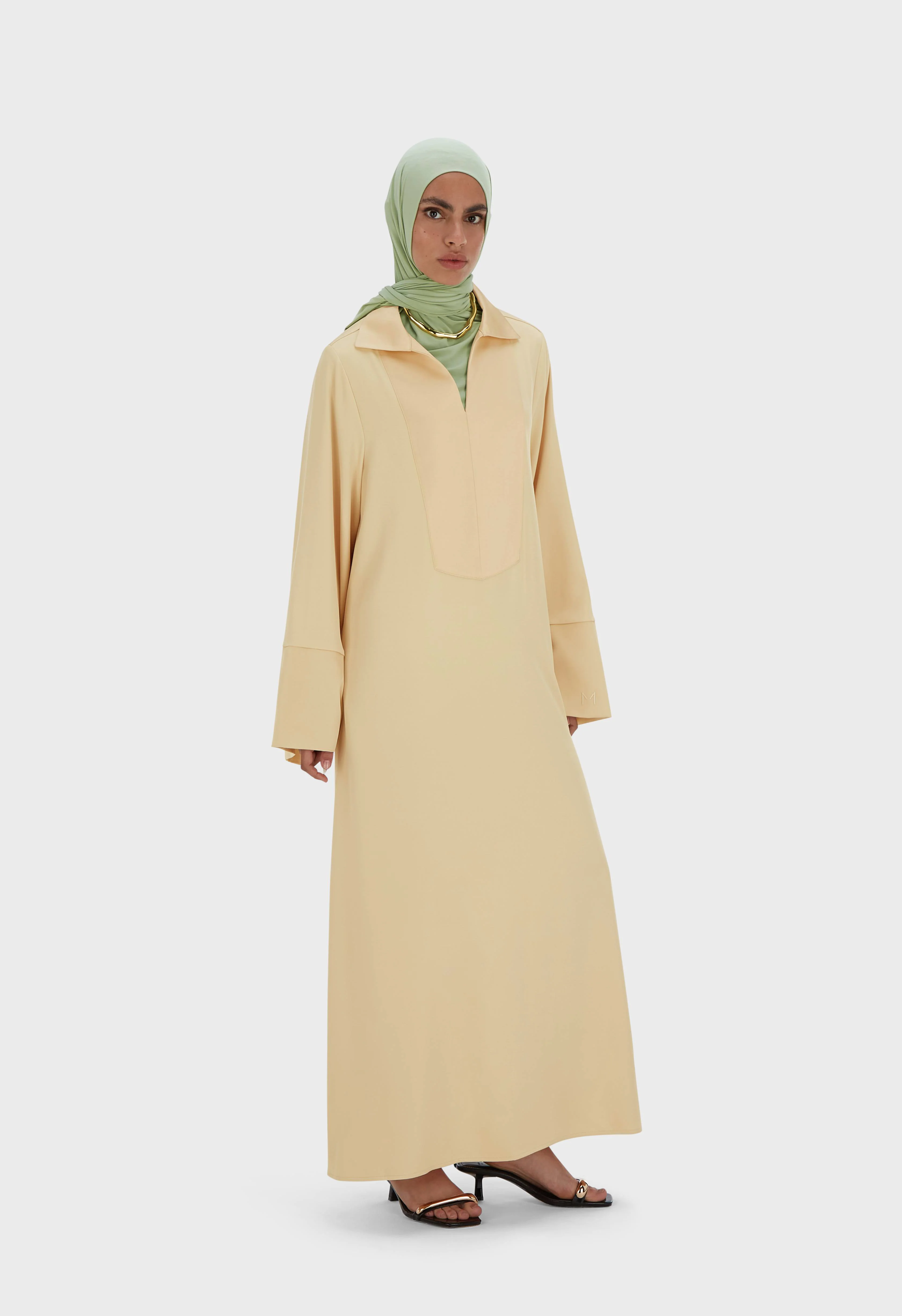 Kaftan Dress Regular | Warm Butter - Image 2