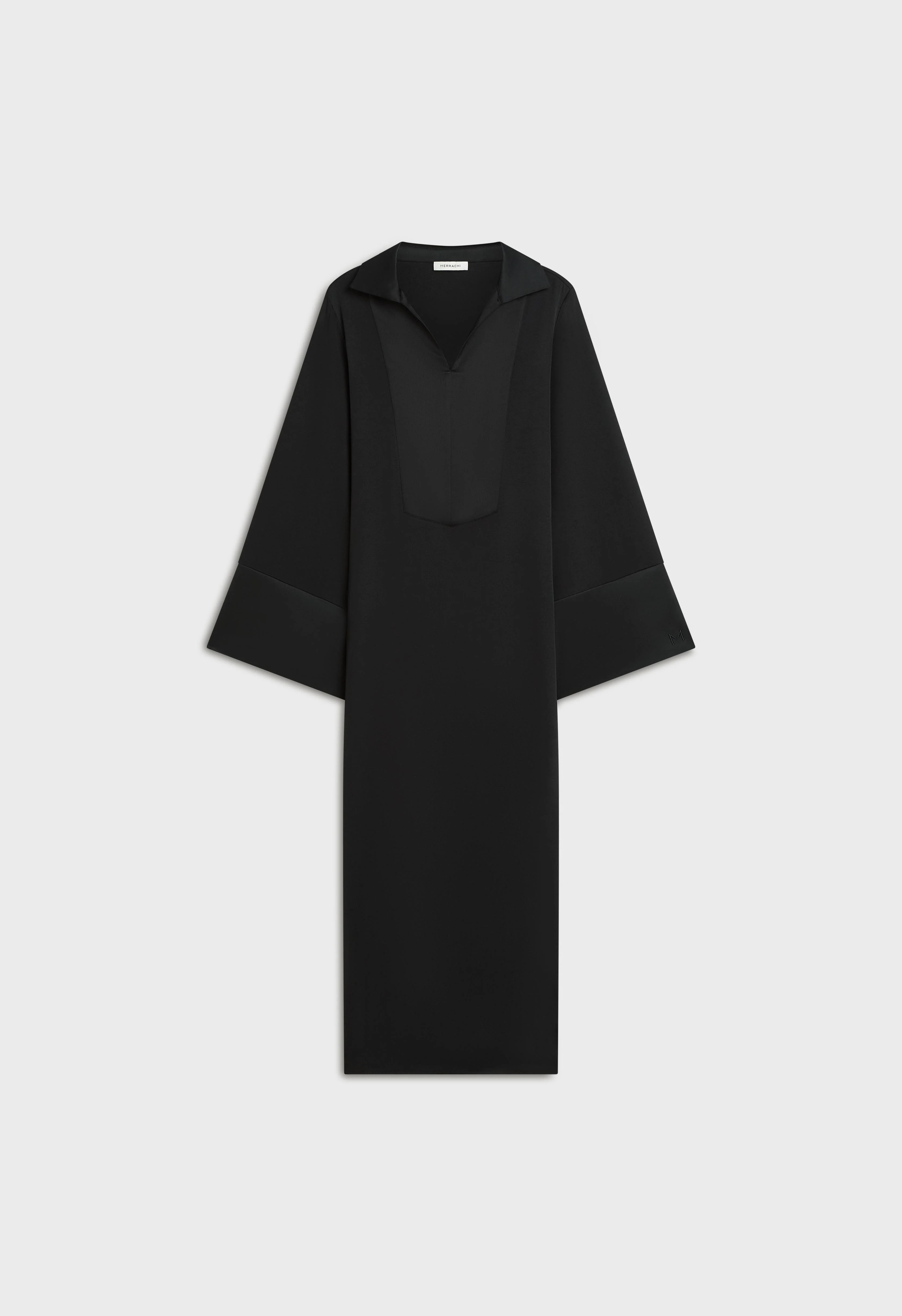 Kaftan Dress Short | Black - Image 3