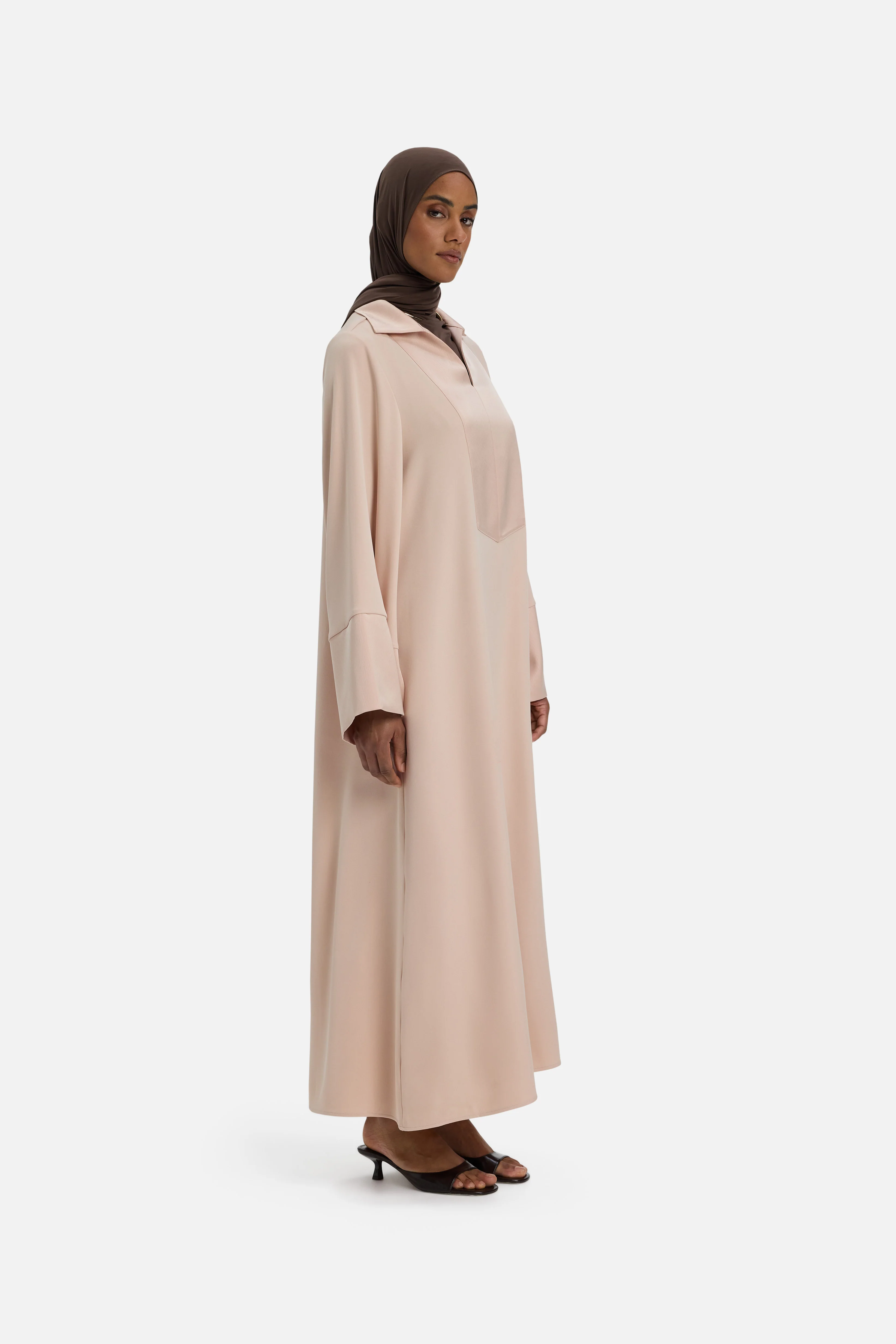 Kaftan Dress Short | Dark Rose - Image 2