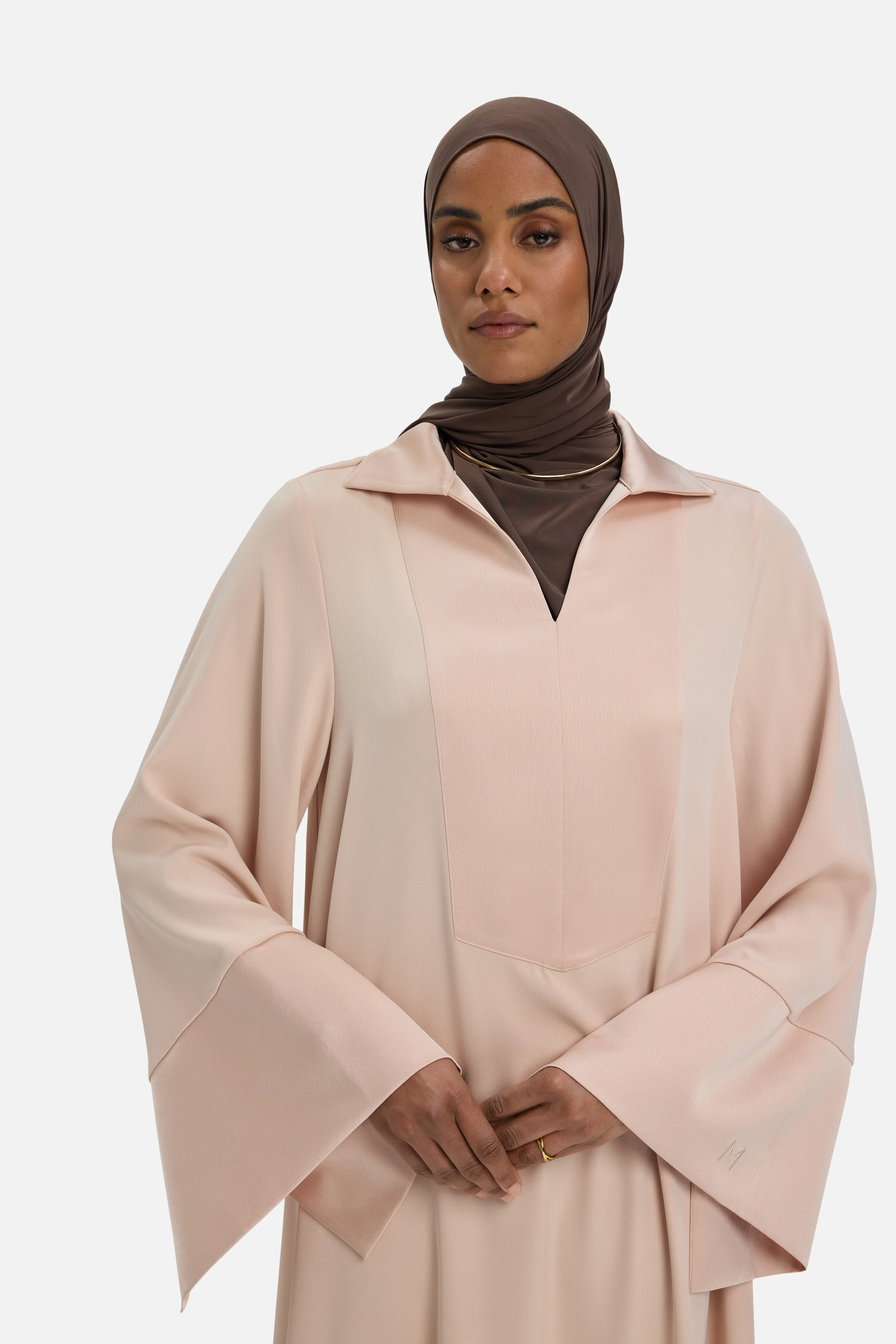 Kaftan Dress Short | Dark Rose - Image 4