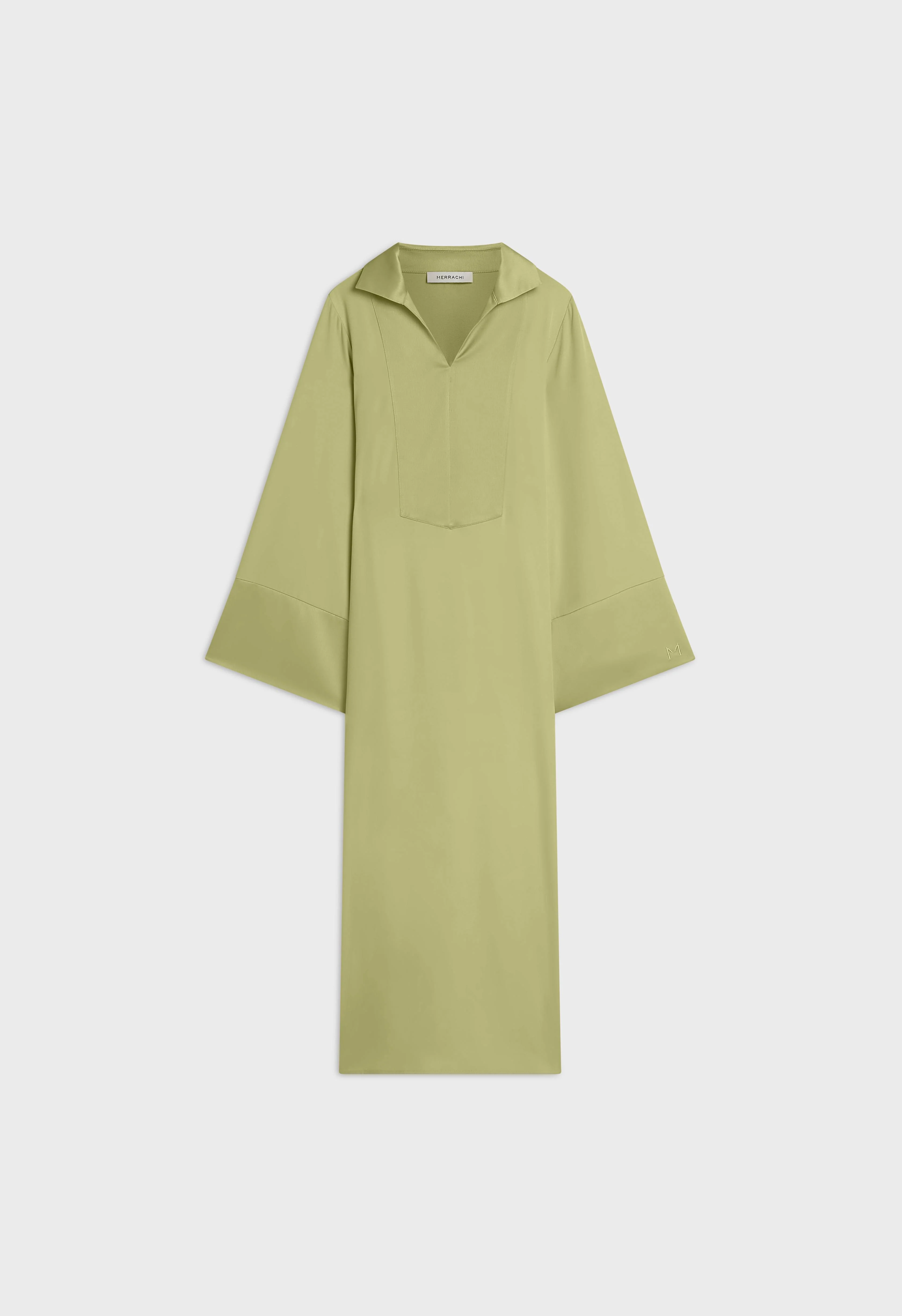 Kaftan Dress Regular | Soft Khaki - Image 3