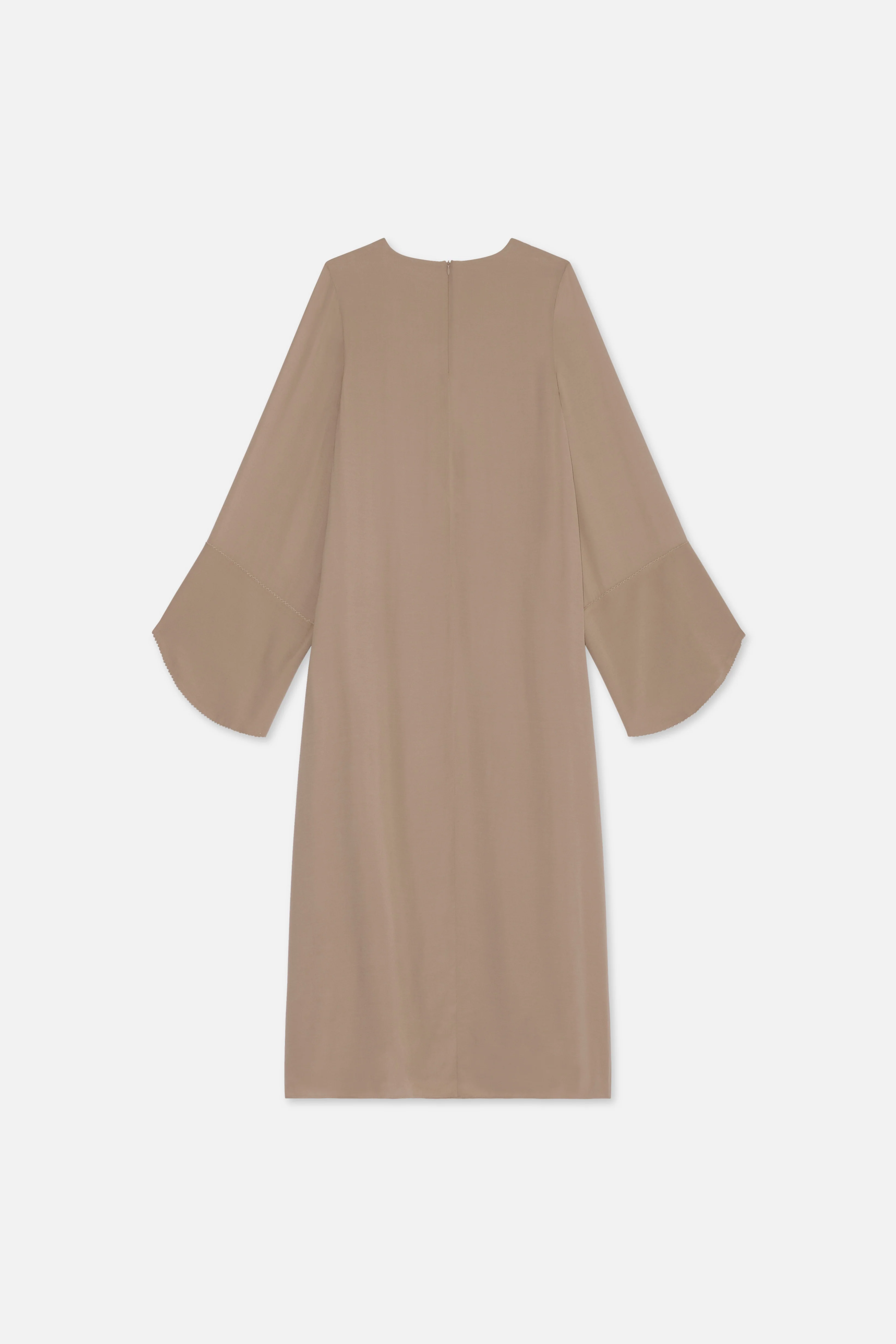 Kaftan Lace Dress | Khaki - Image 6
