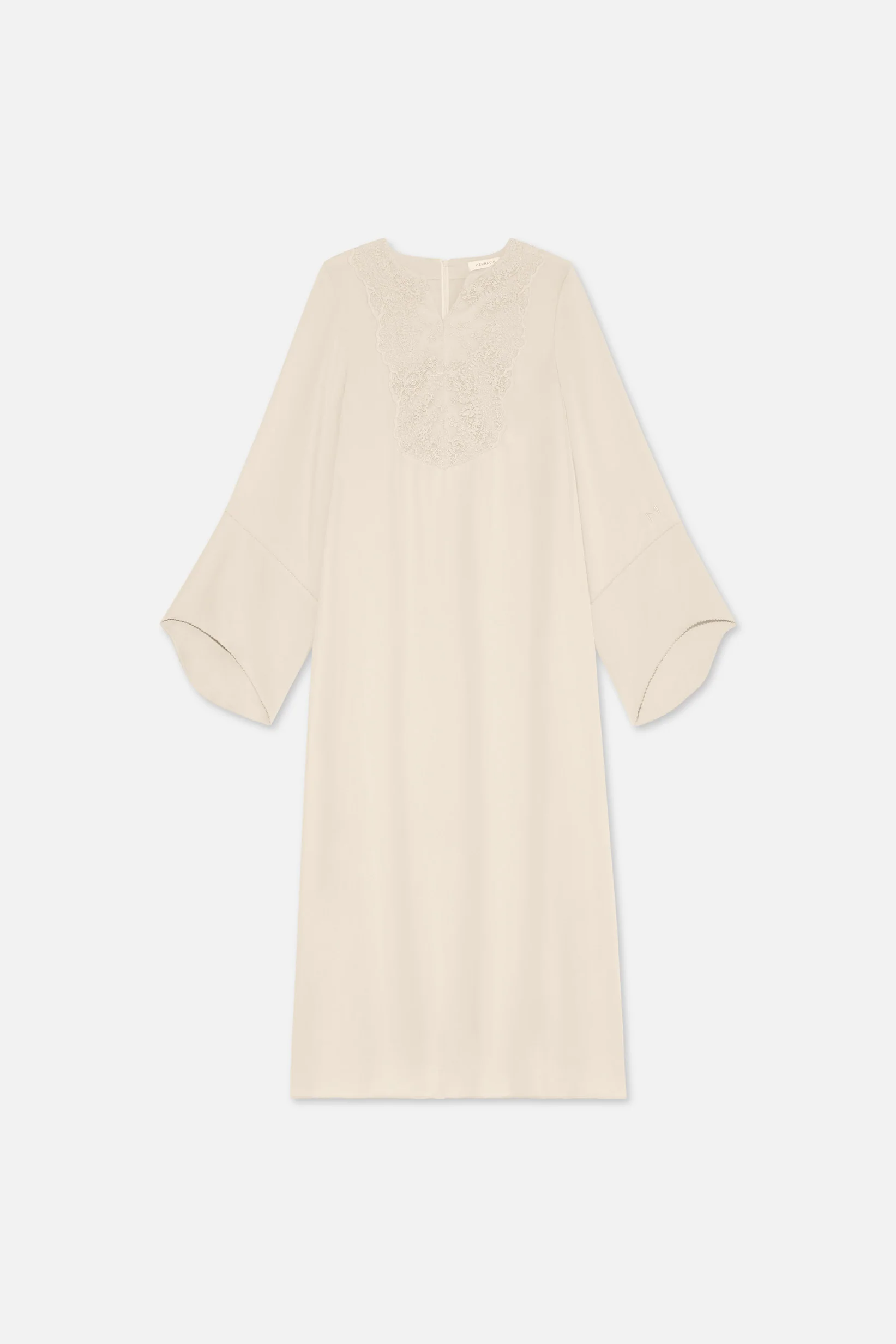 Kaftan Lace Dress | Sand - Image 5