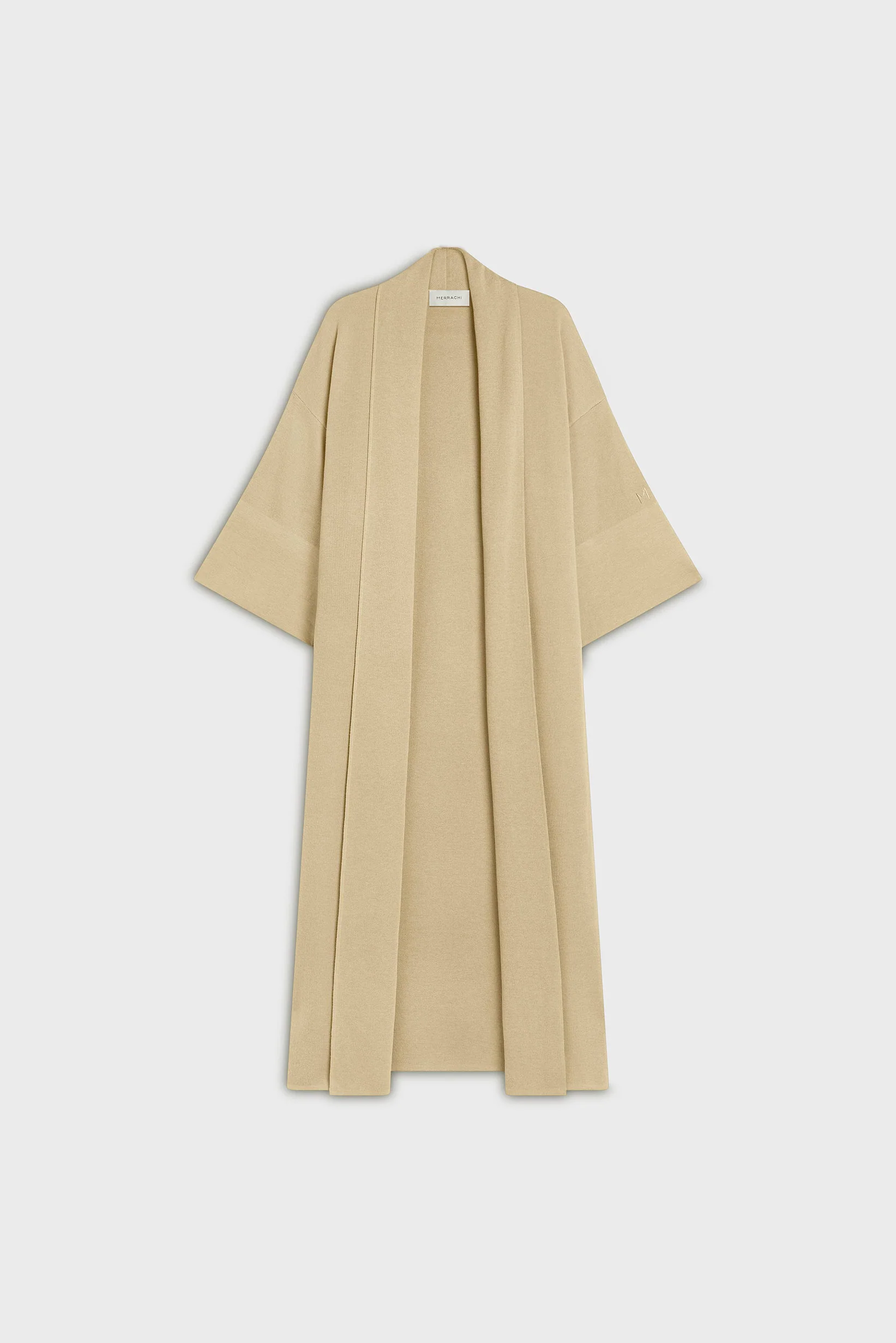 Knitted Abaya | Soft Toffee - Image 3