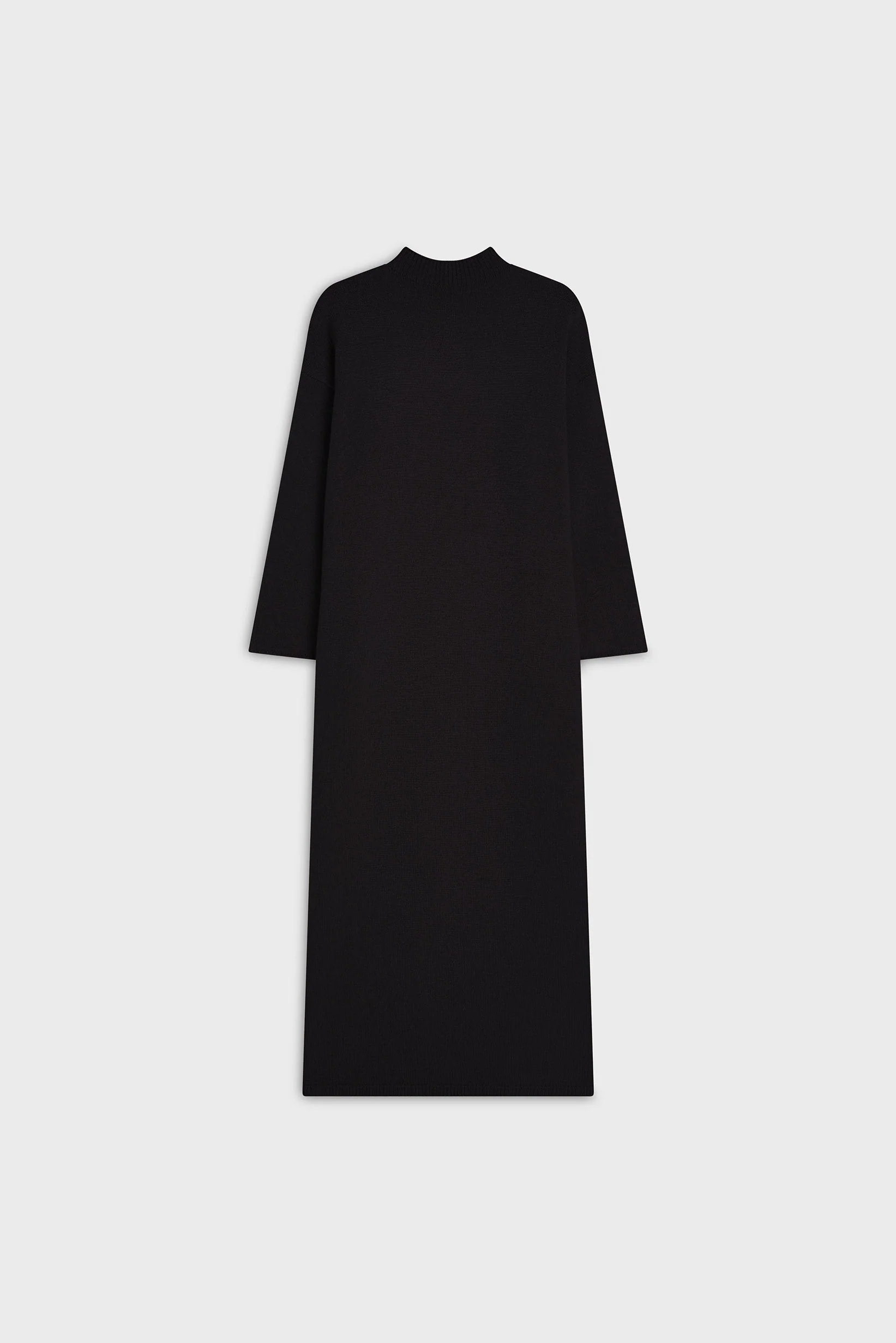 Knitted Dress | Black - Image 3