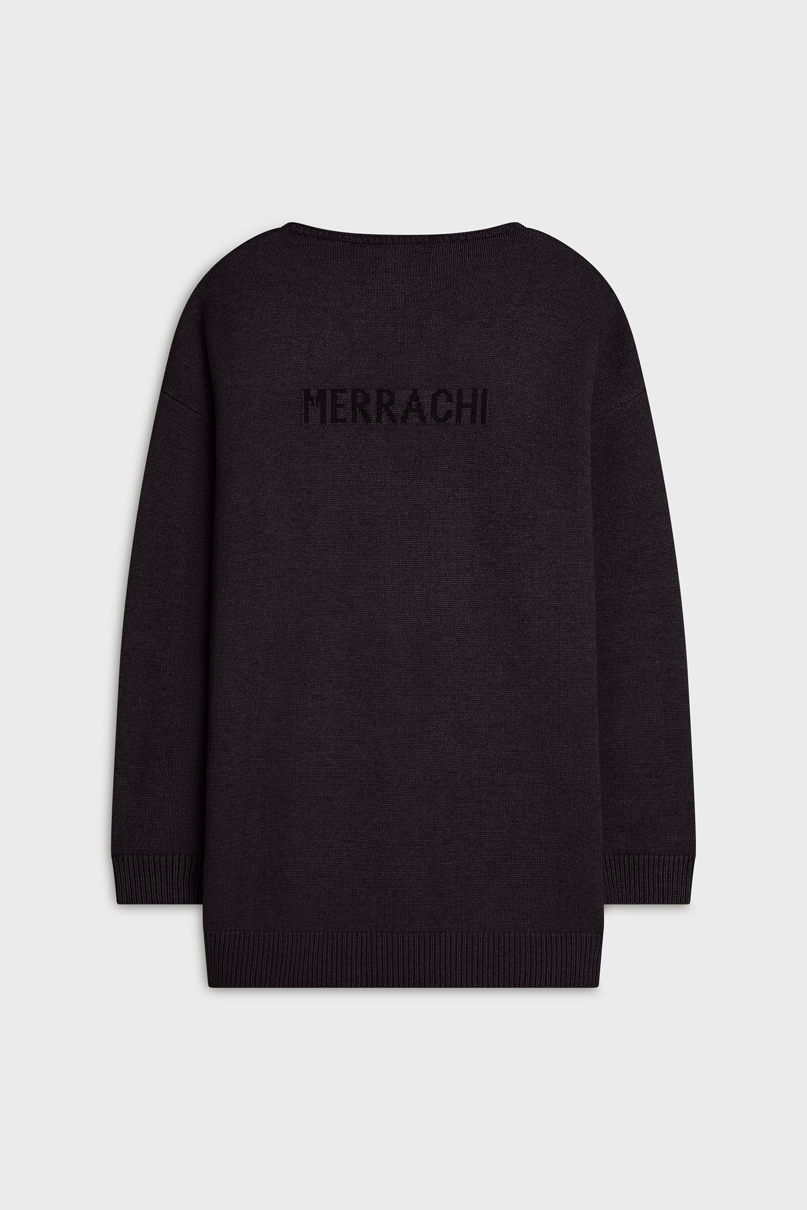 Knitted Sweater | Black - Image 4