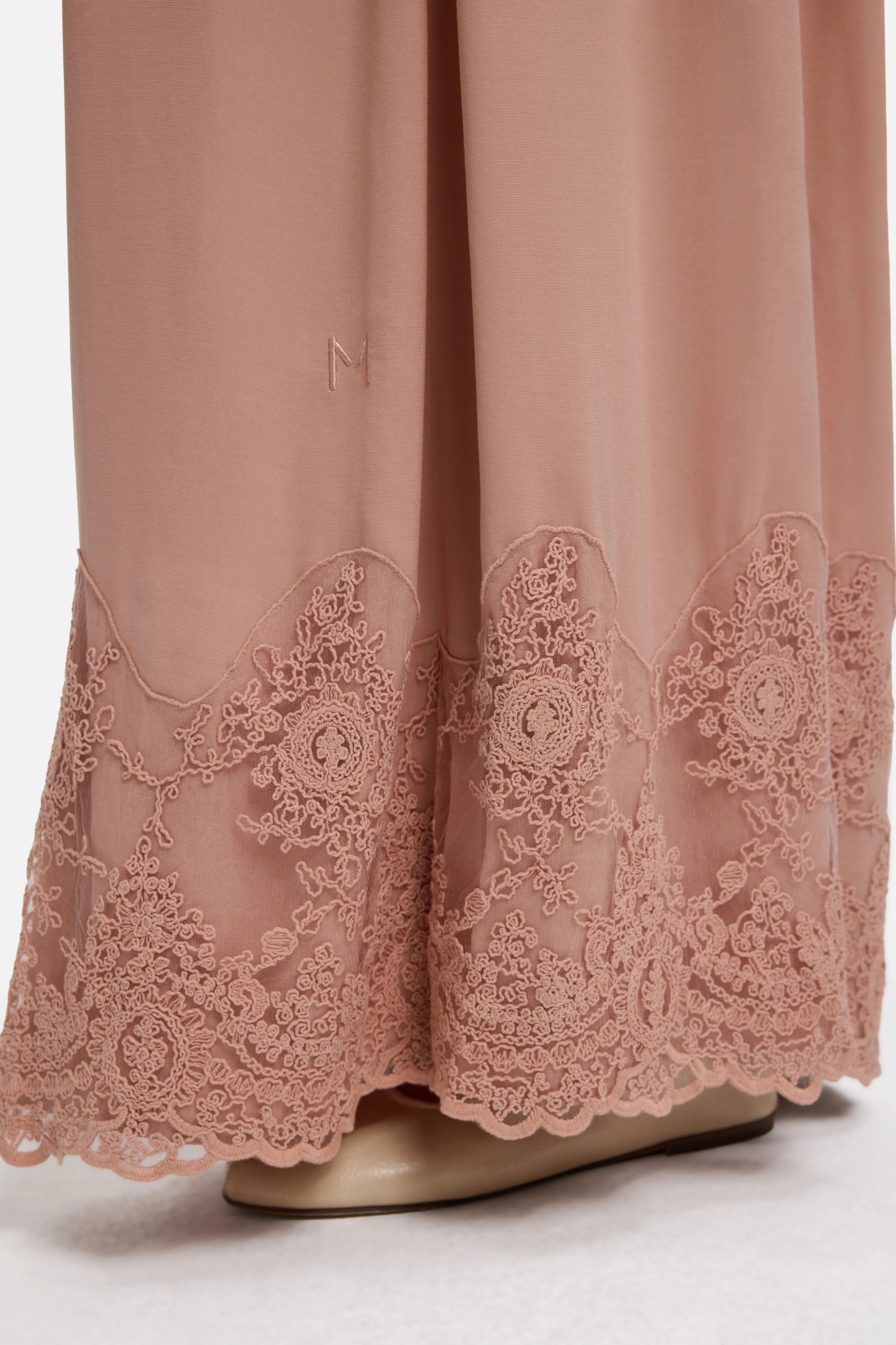 Lace Detailed Skirt | Deep Rose - Image 5