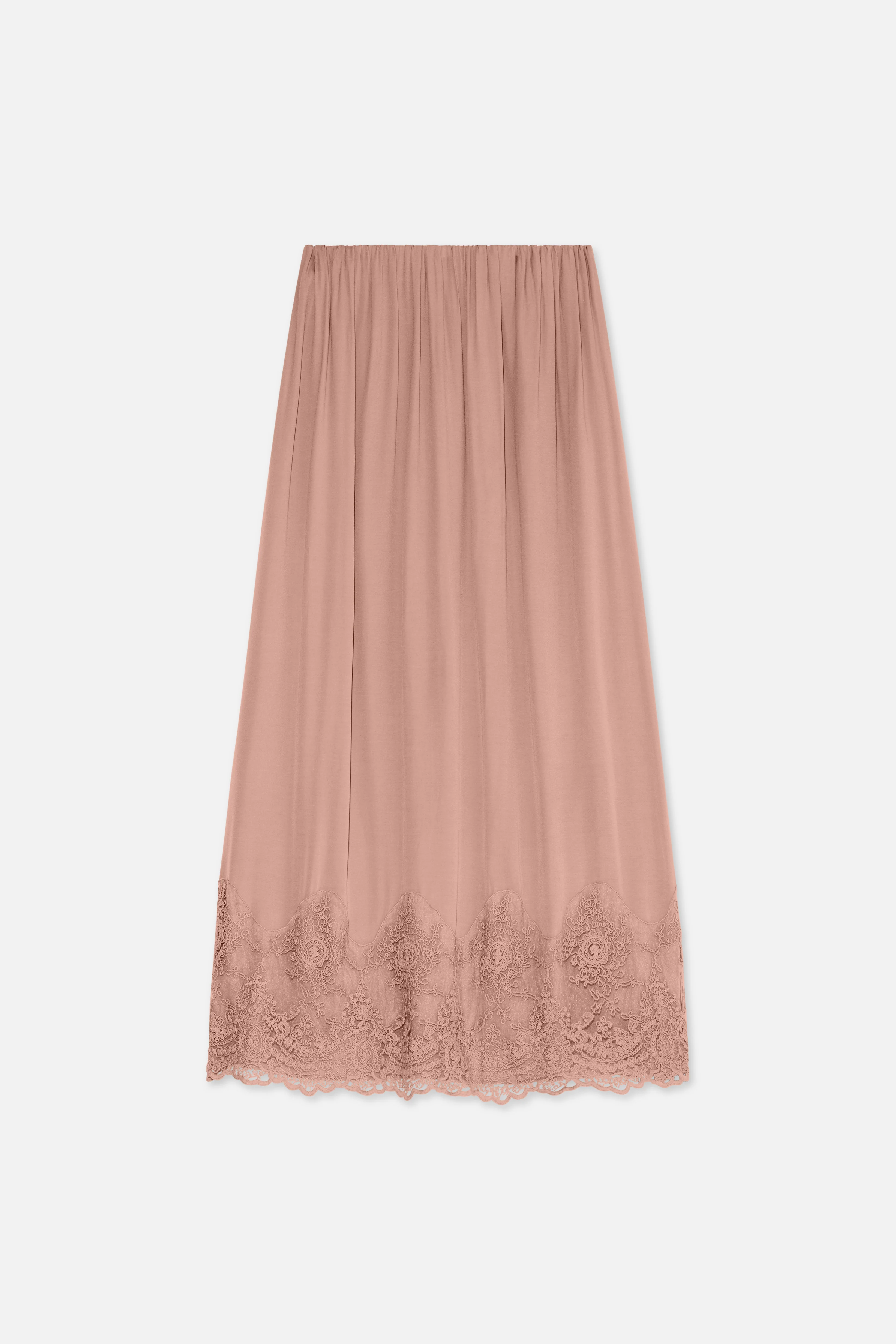 Lace Detailed Skirt | Deep Rose - Image 7