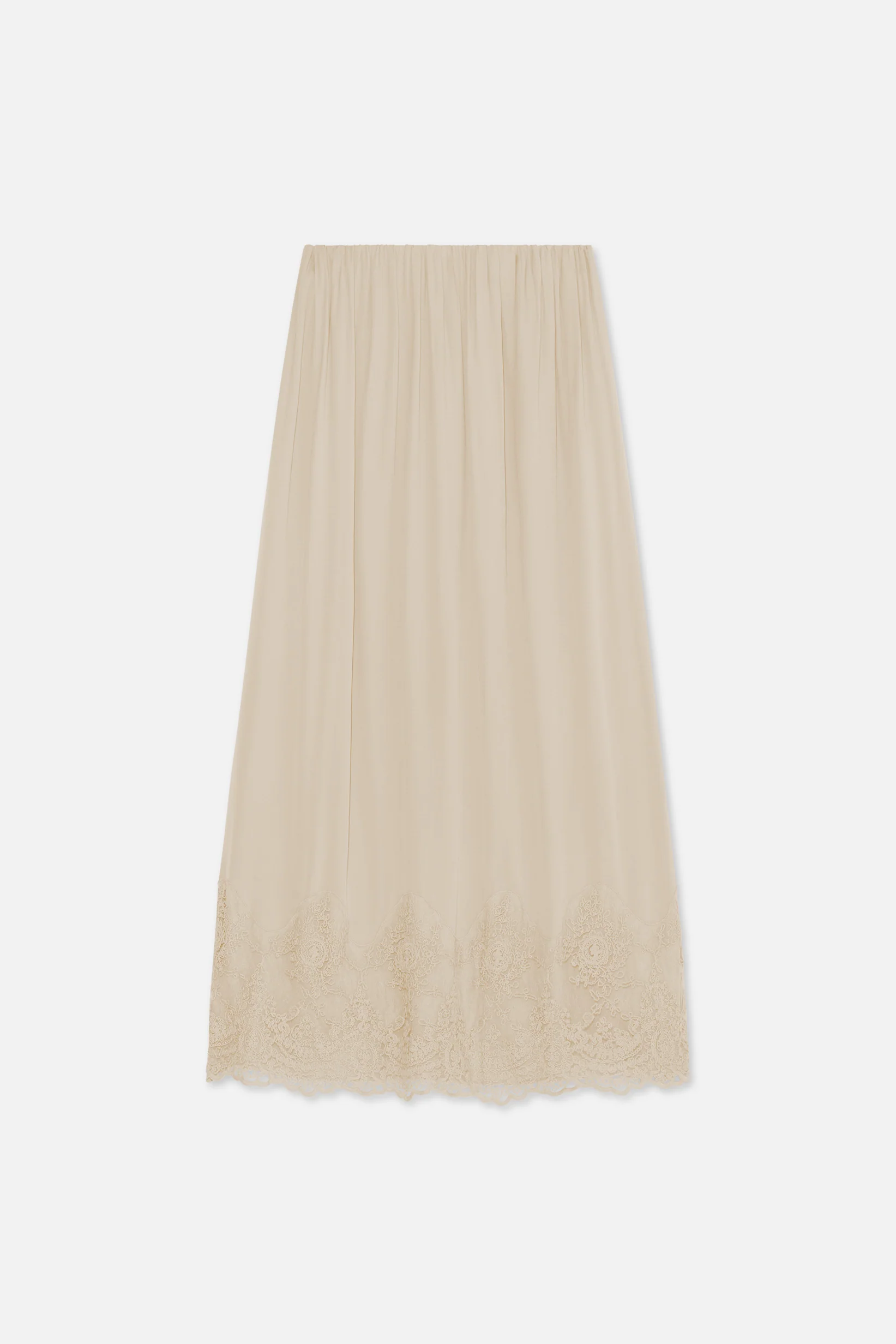 Lace Detailed Skirt | Sand - Image 7