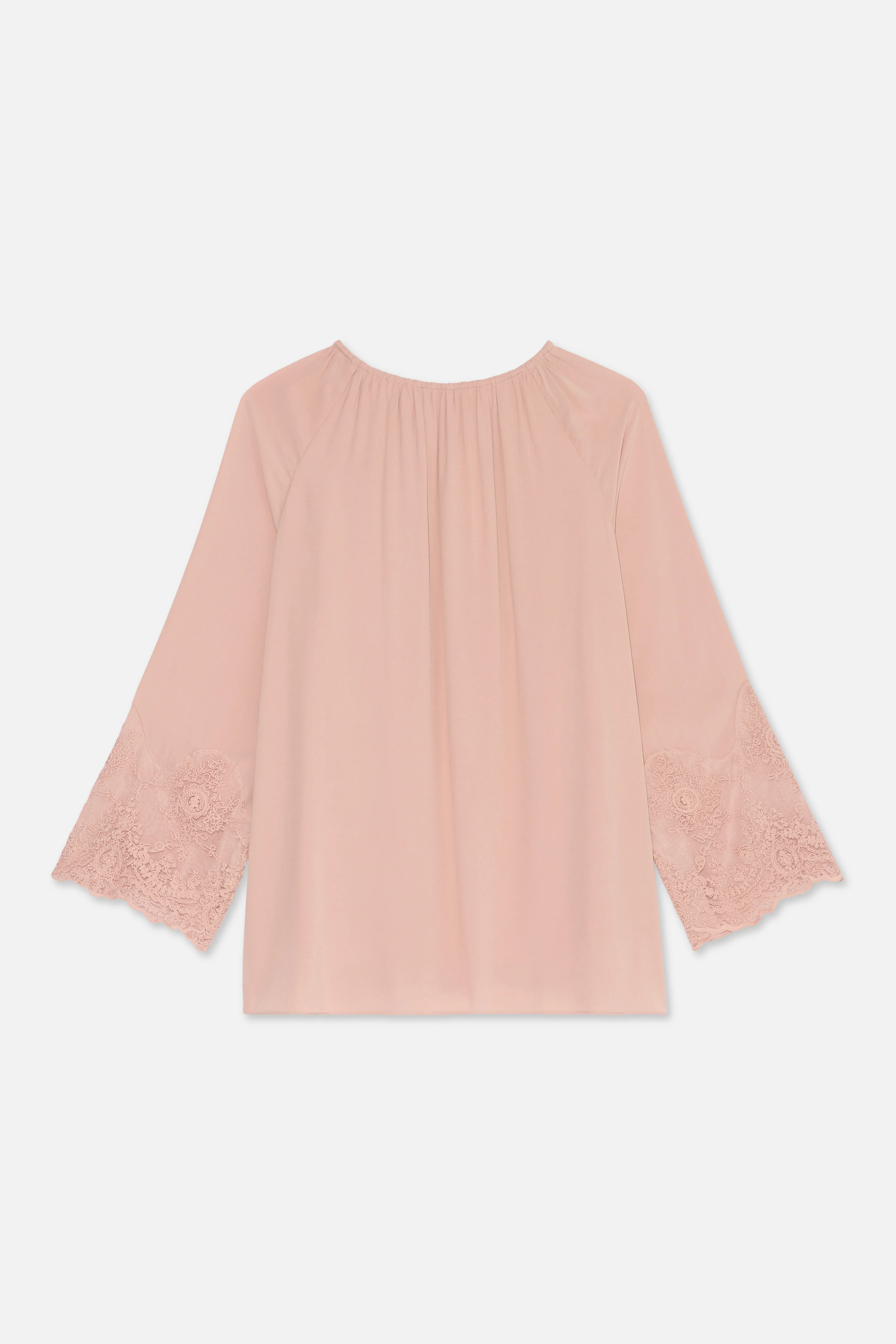 Lace Detailed Top | Deep Rose - Image 6
