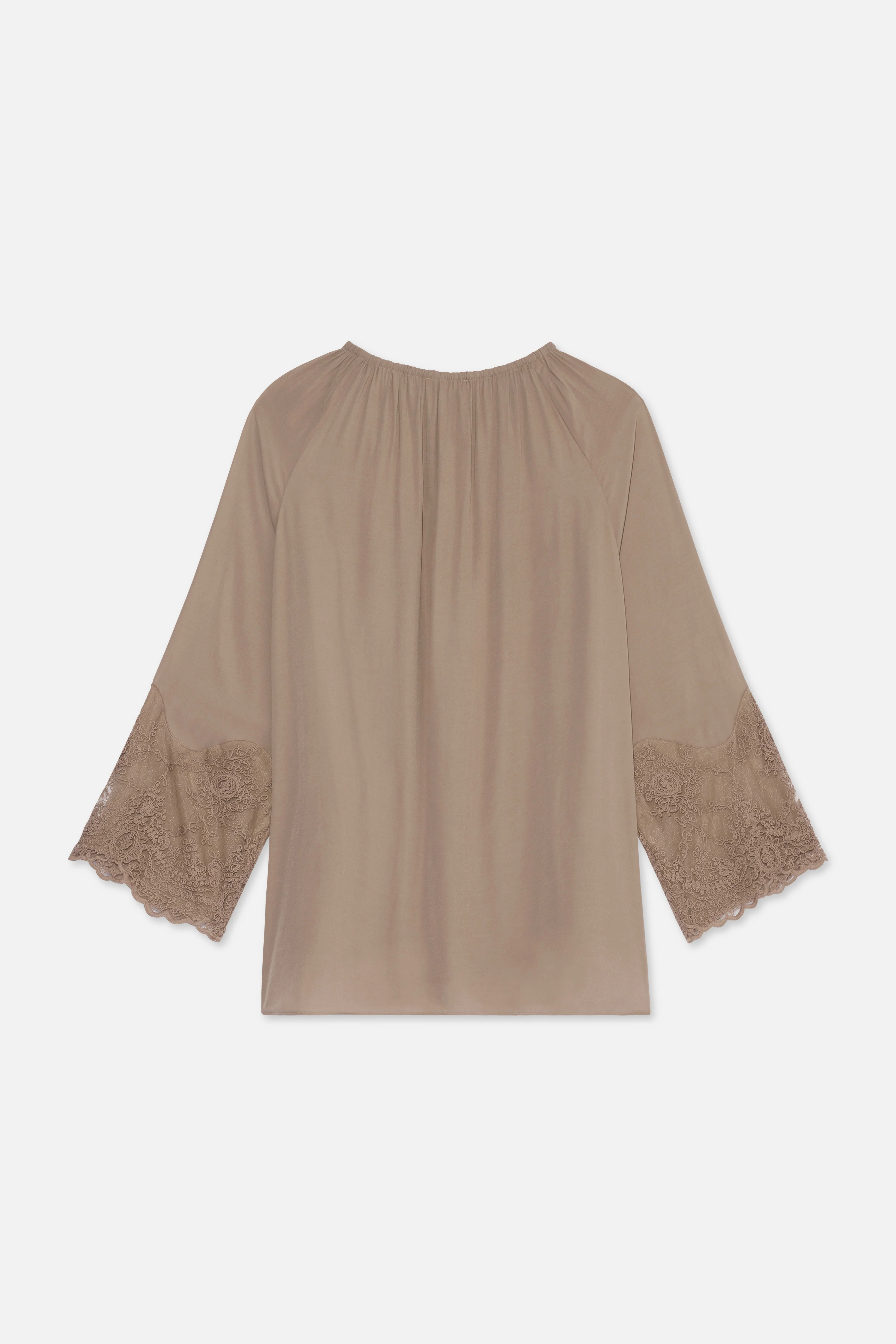 Lace Detailed Top | Khaki - Image 6