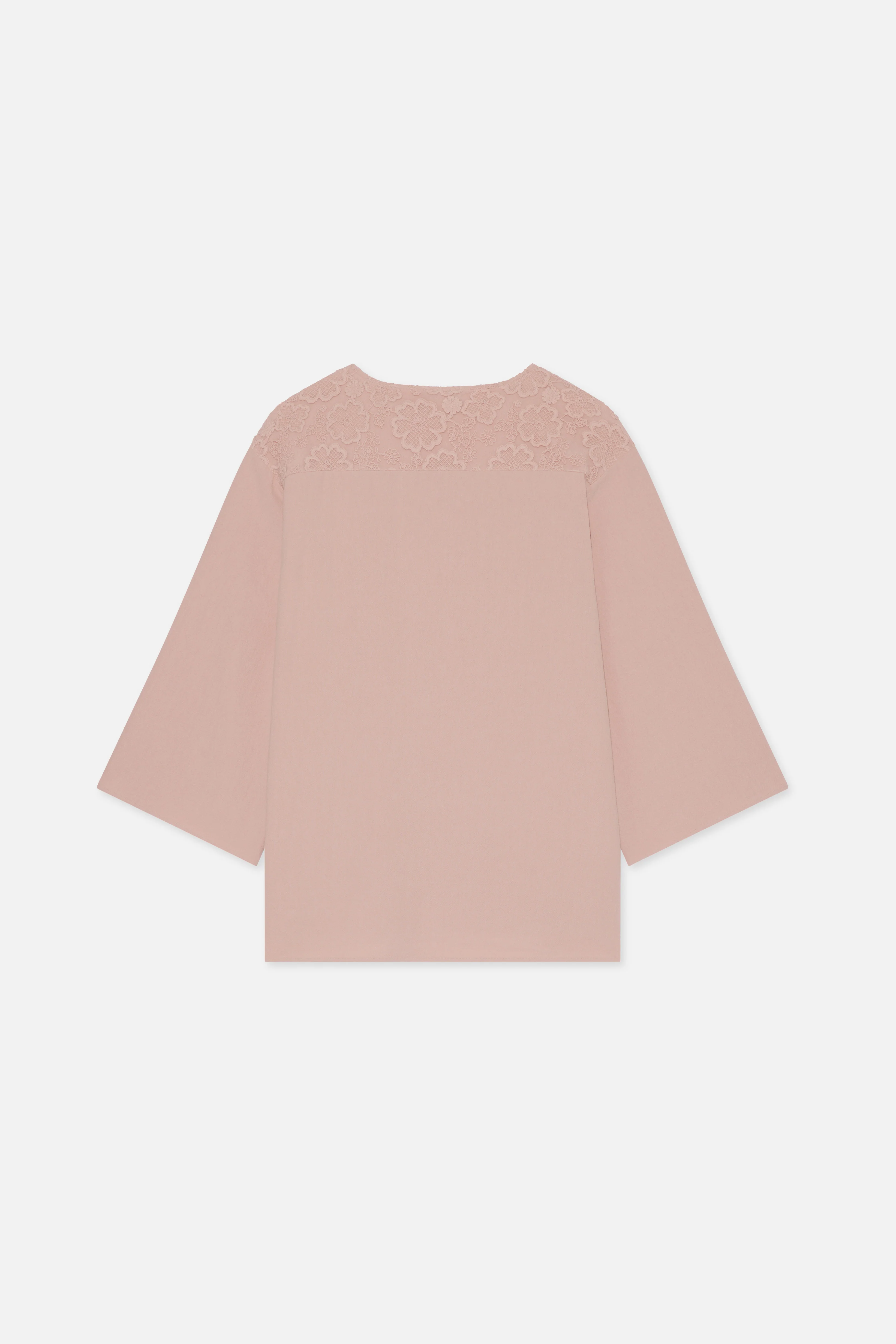 Lace Trim Top | Deep Rose - Image 6