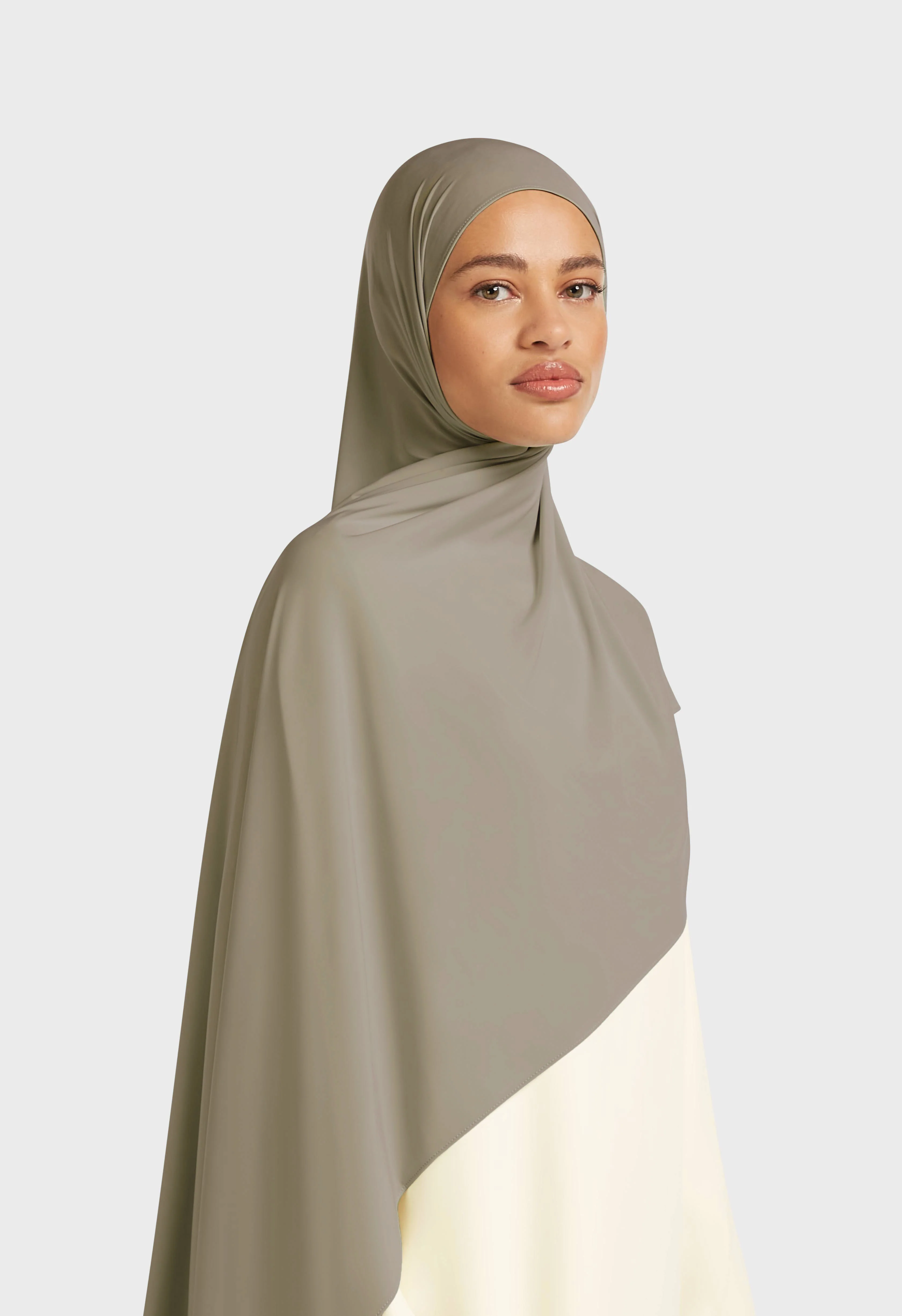 Liquid Jersey Scarf | Cashmere - Image 2