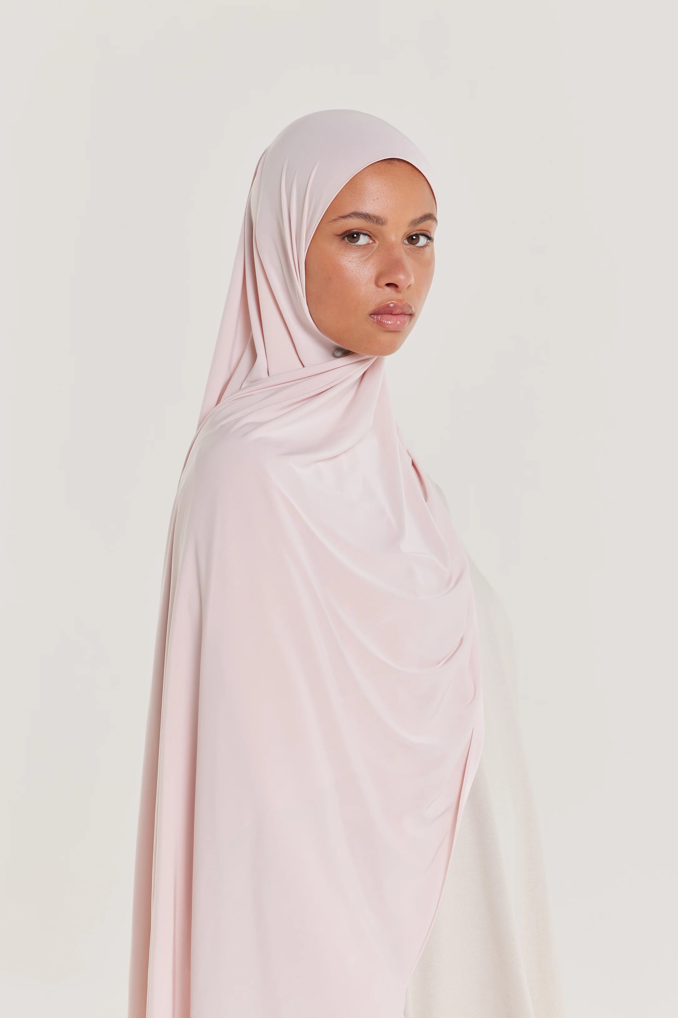 Liquid Jersey Scarf | Cherry Blossom - Image 2