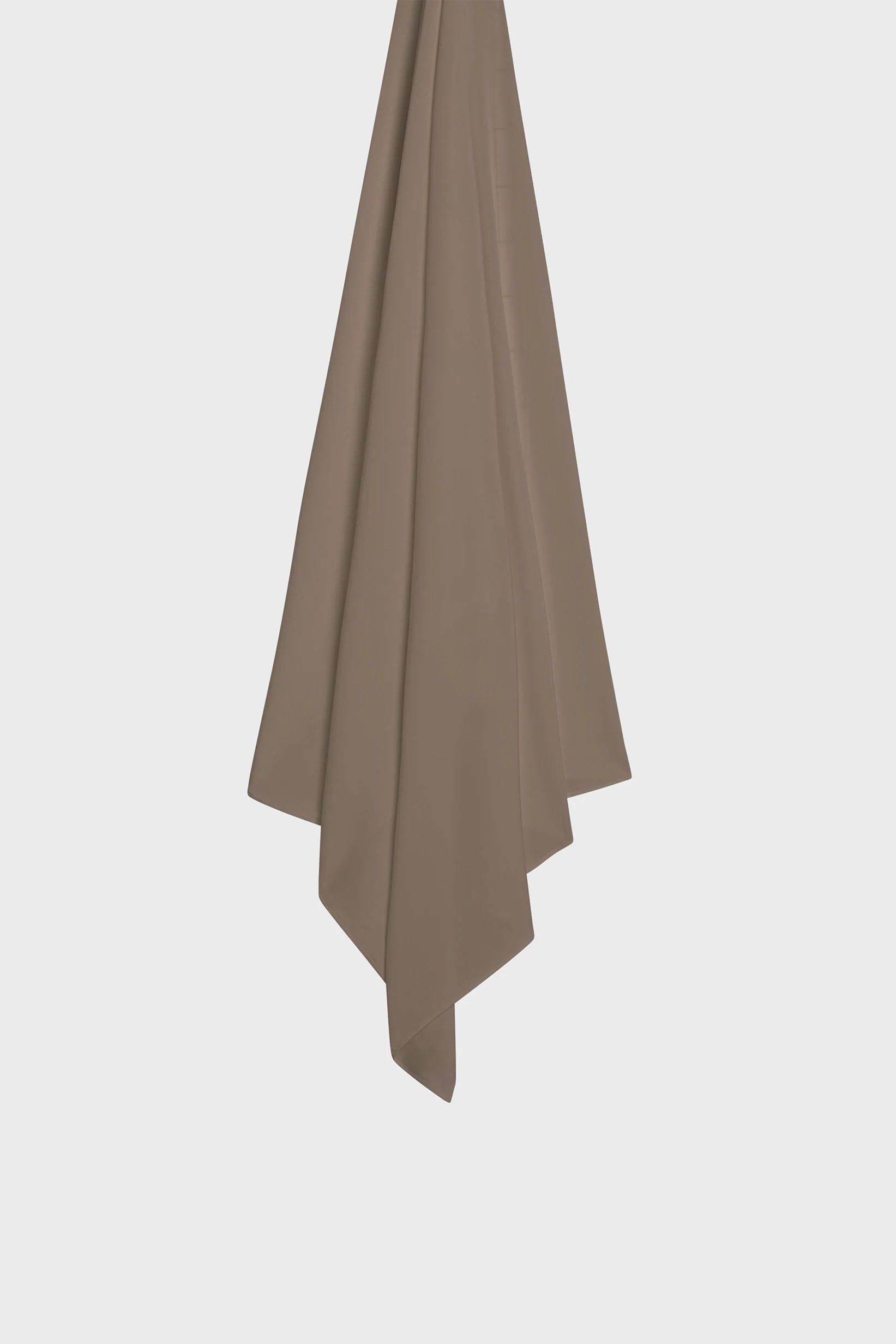 Liquid Jersey Scarf | Coffee Brown - Image 3