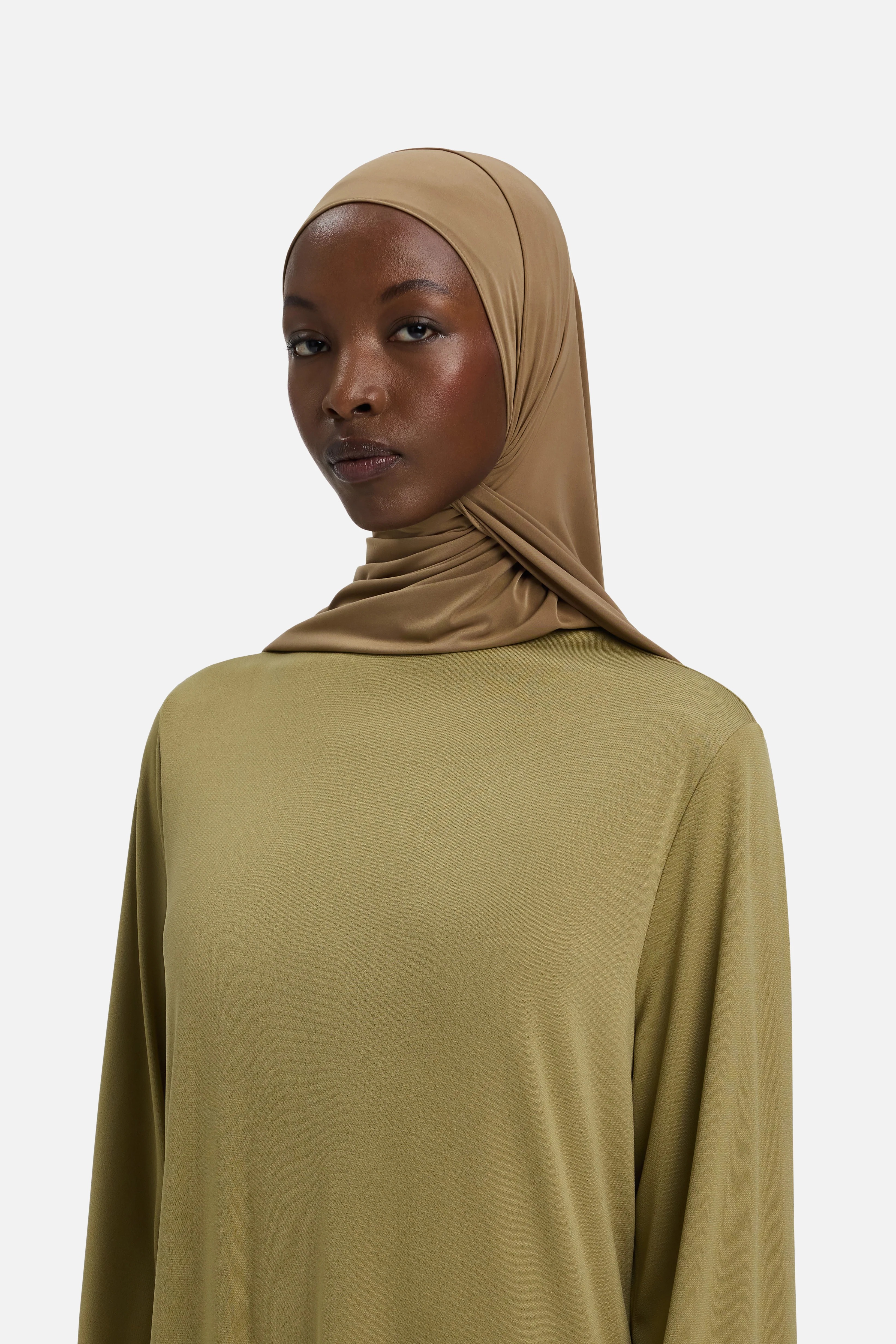 Liquid Jersey Scarf | Dalgona - Image 2