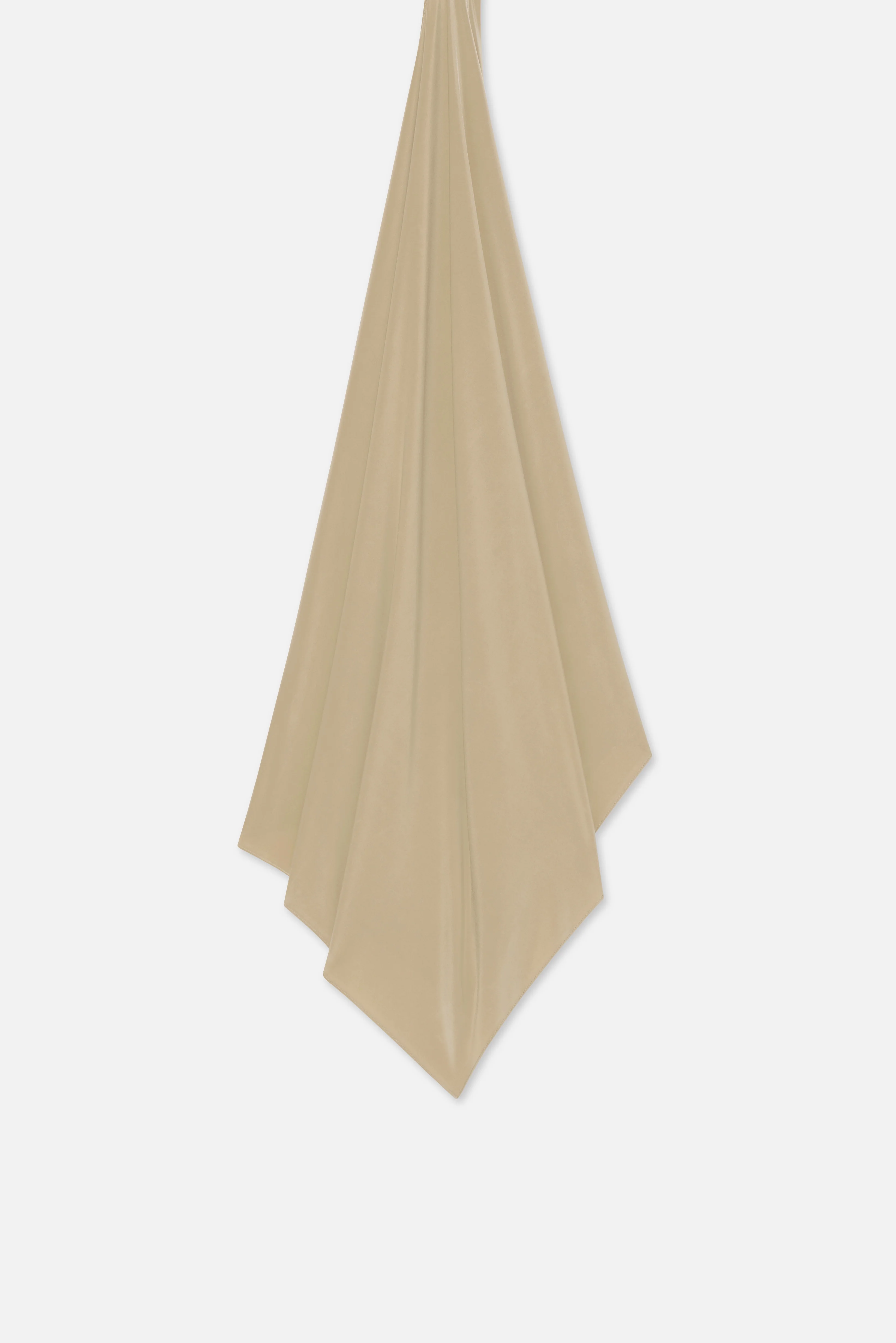 Liquid Jersey Scarf | Light Khaki - Image 3