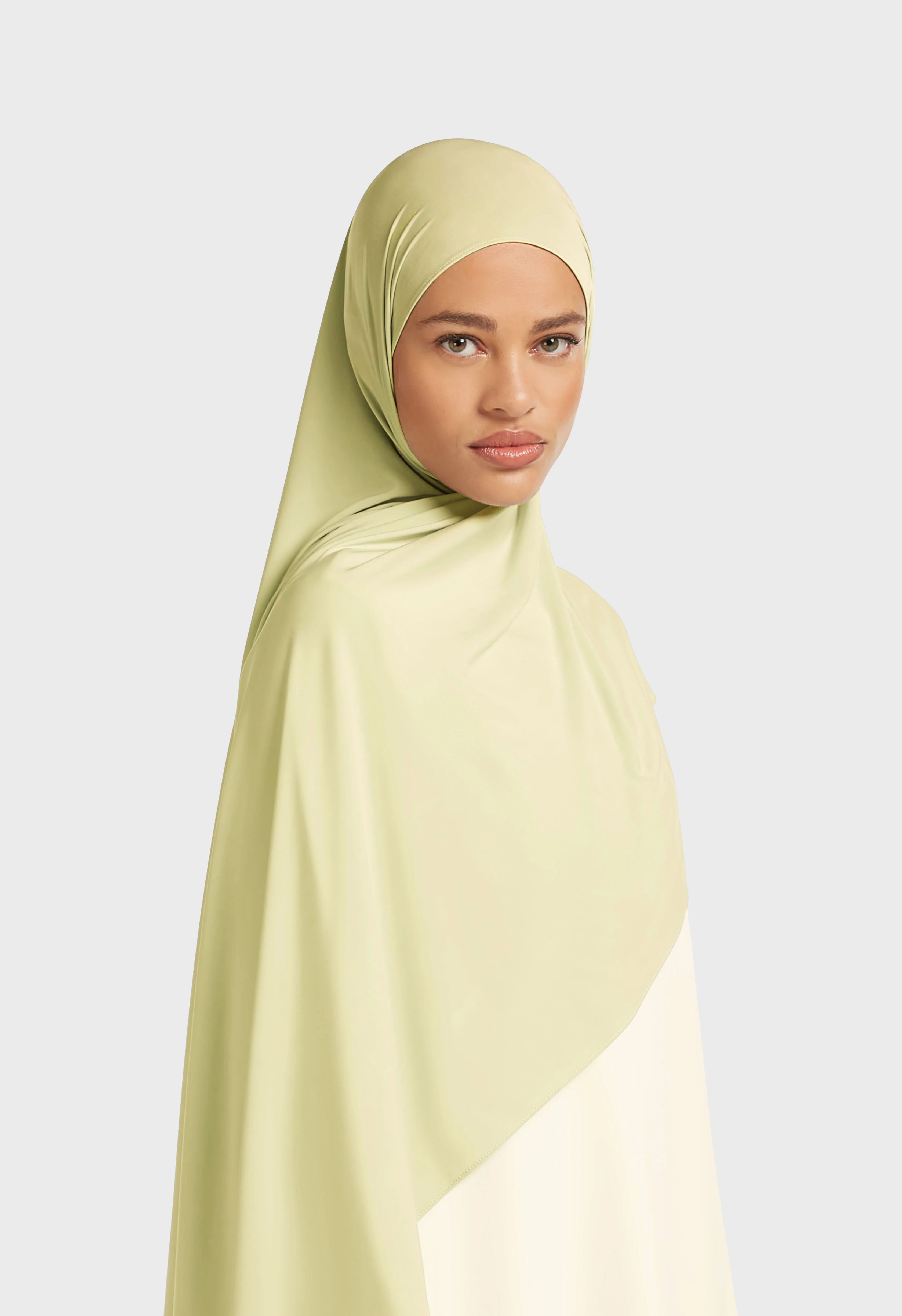 Liquid Jersey Scarf | Light Moss - Image 2