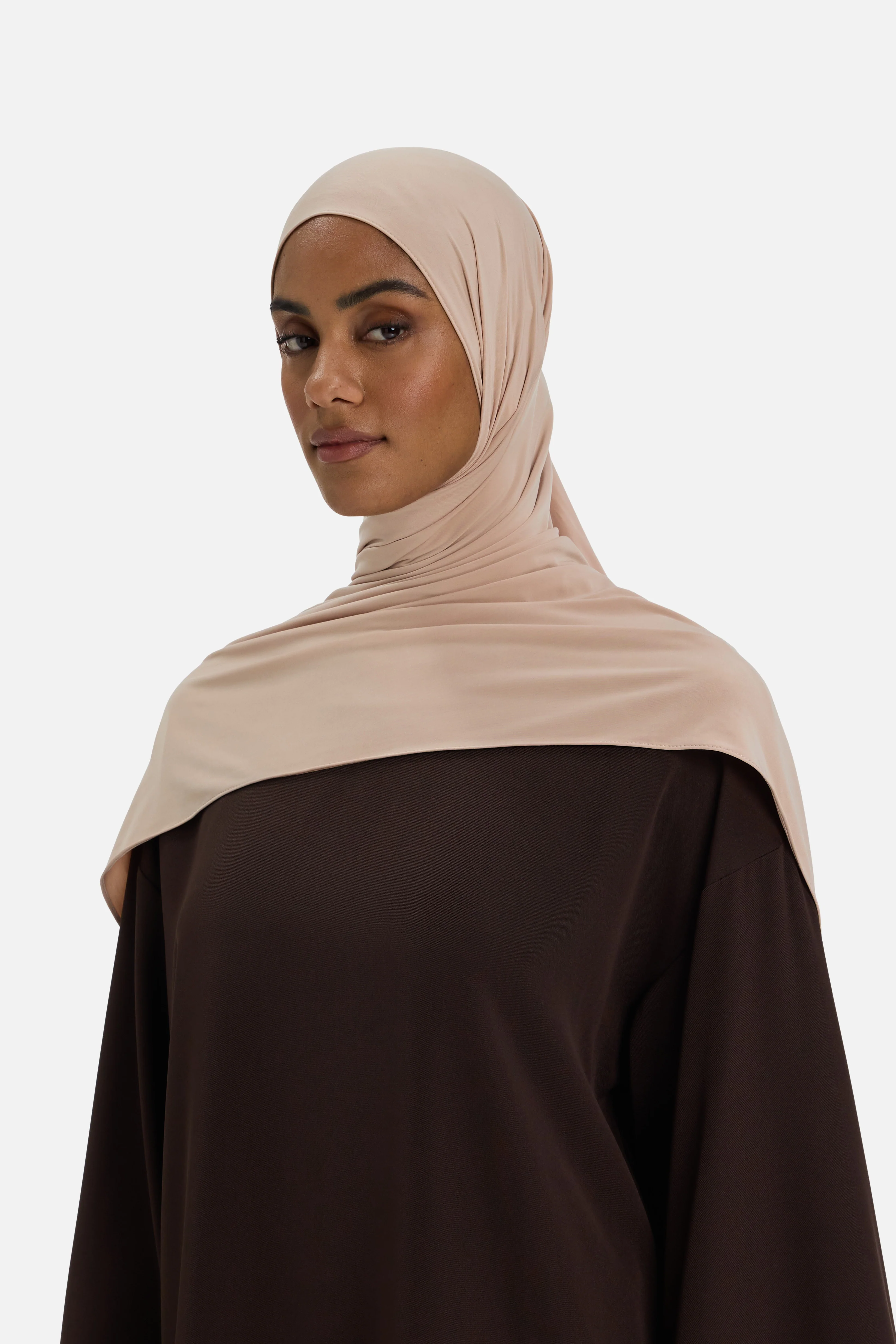 Liquid Jersey Scarf | Nougat - Image 2