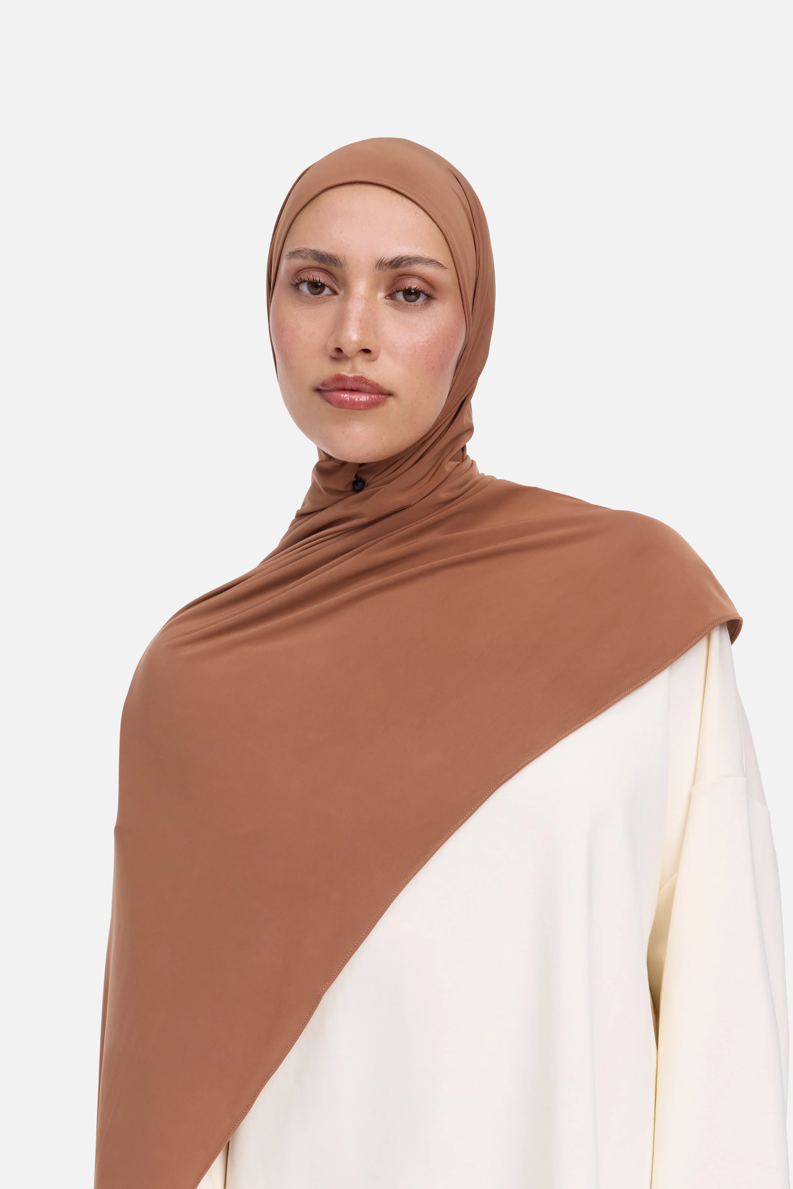 Liquid Jersey Scarf | Red Copper - Image 2