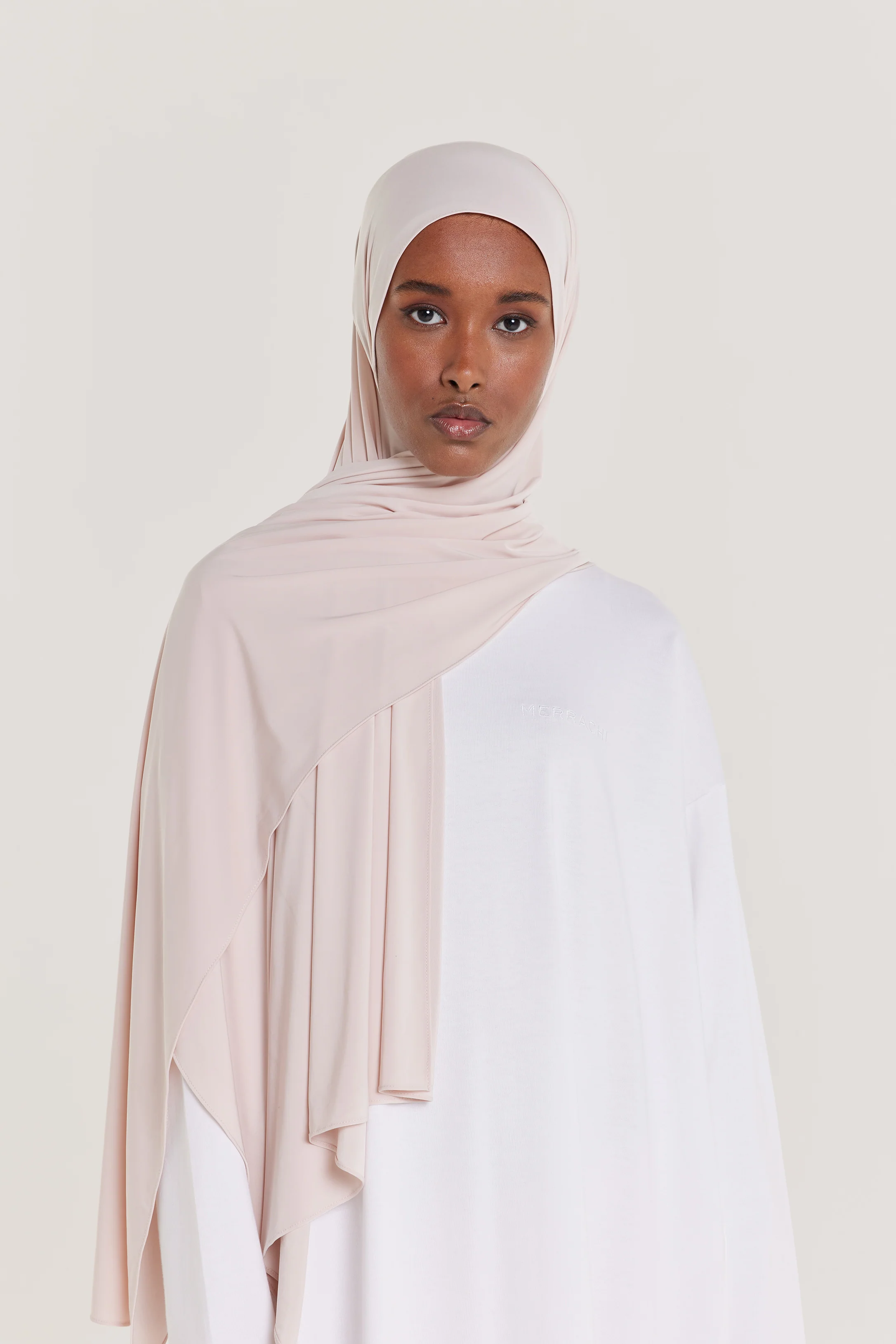Liquid Jersey Scarf | Rosewater