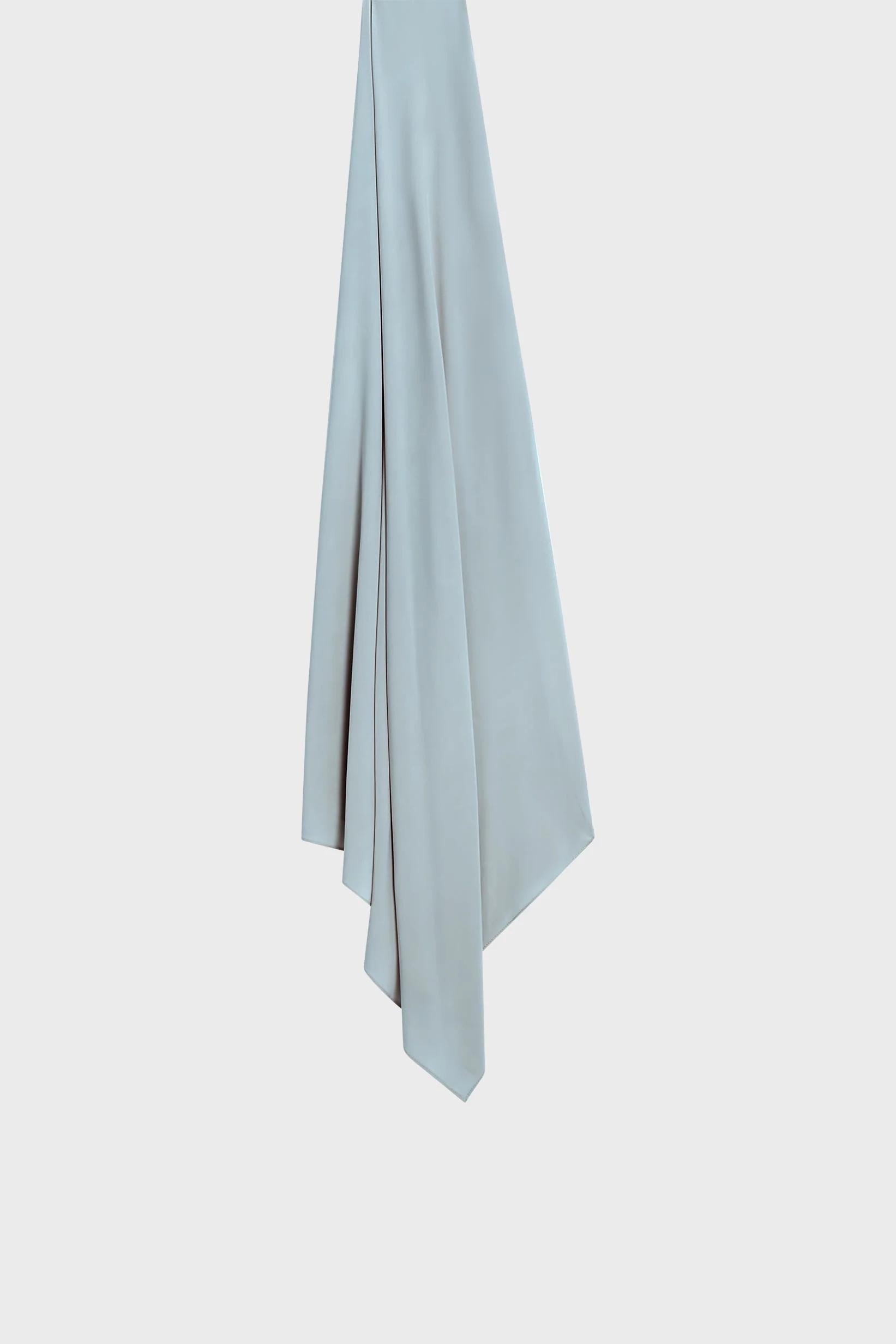 Liquid Jersey Scarf | Silver Blue - Image 3