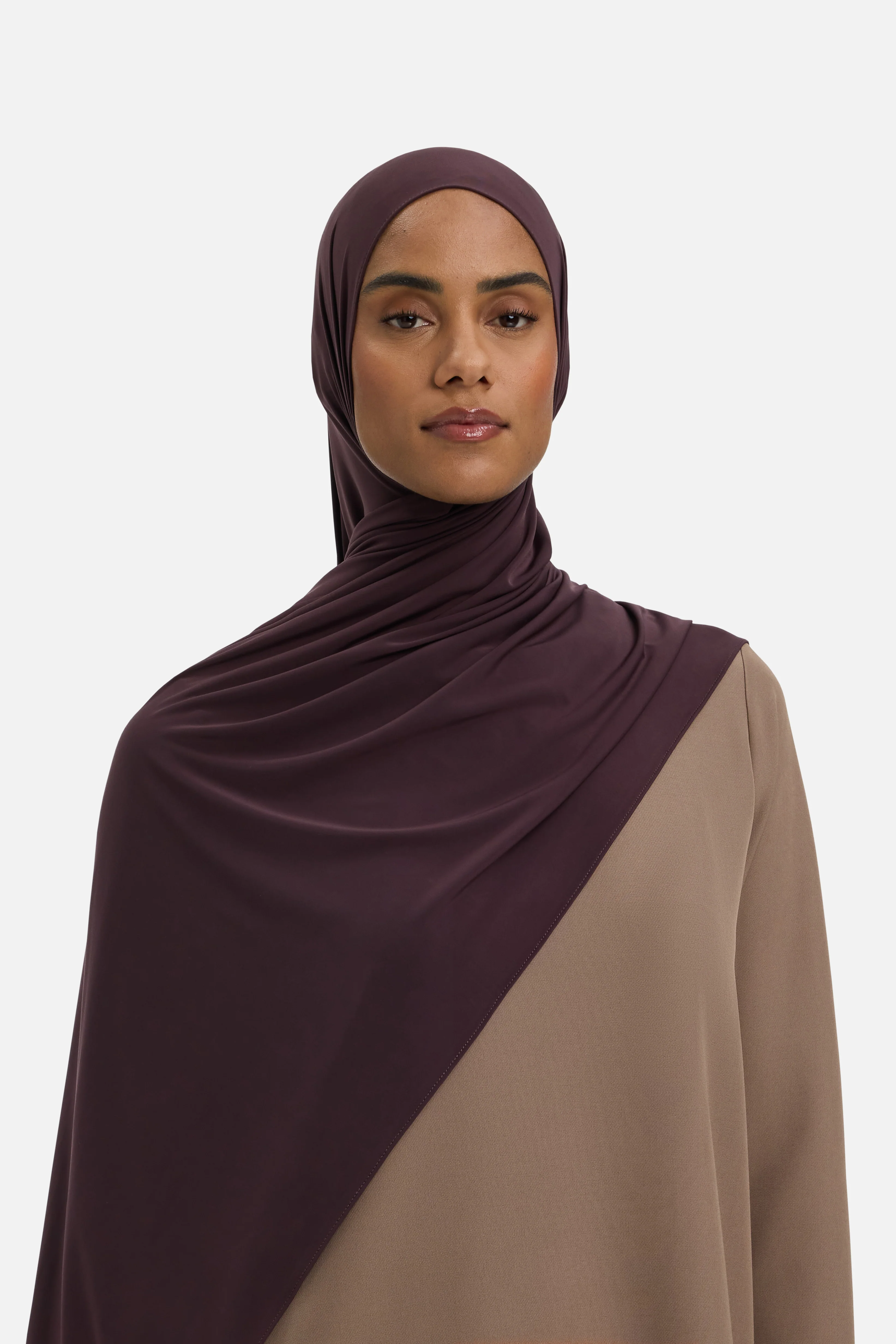 Liquid Jersey Scarf | Vintage Purple
