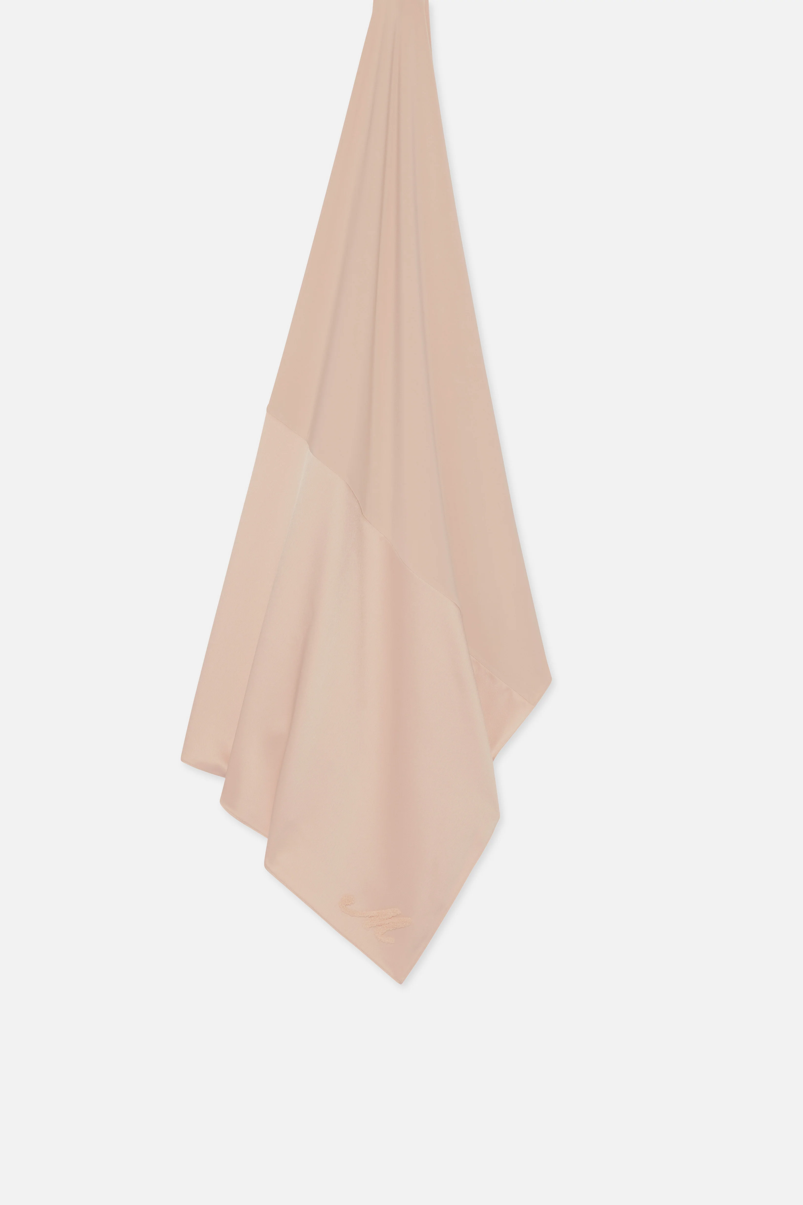 Logo Satin Edge Scarf Premium | Dark Rose - Image 3