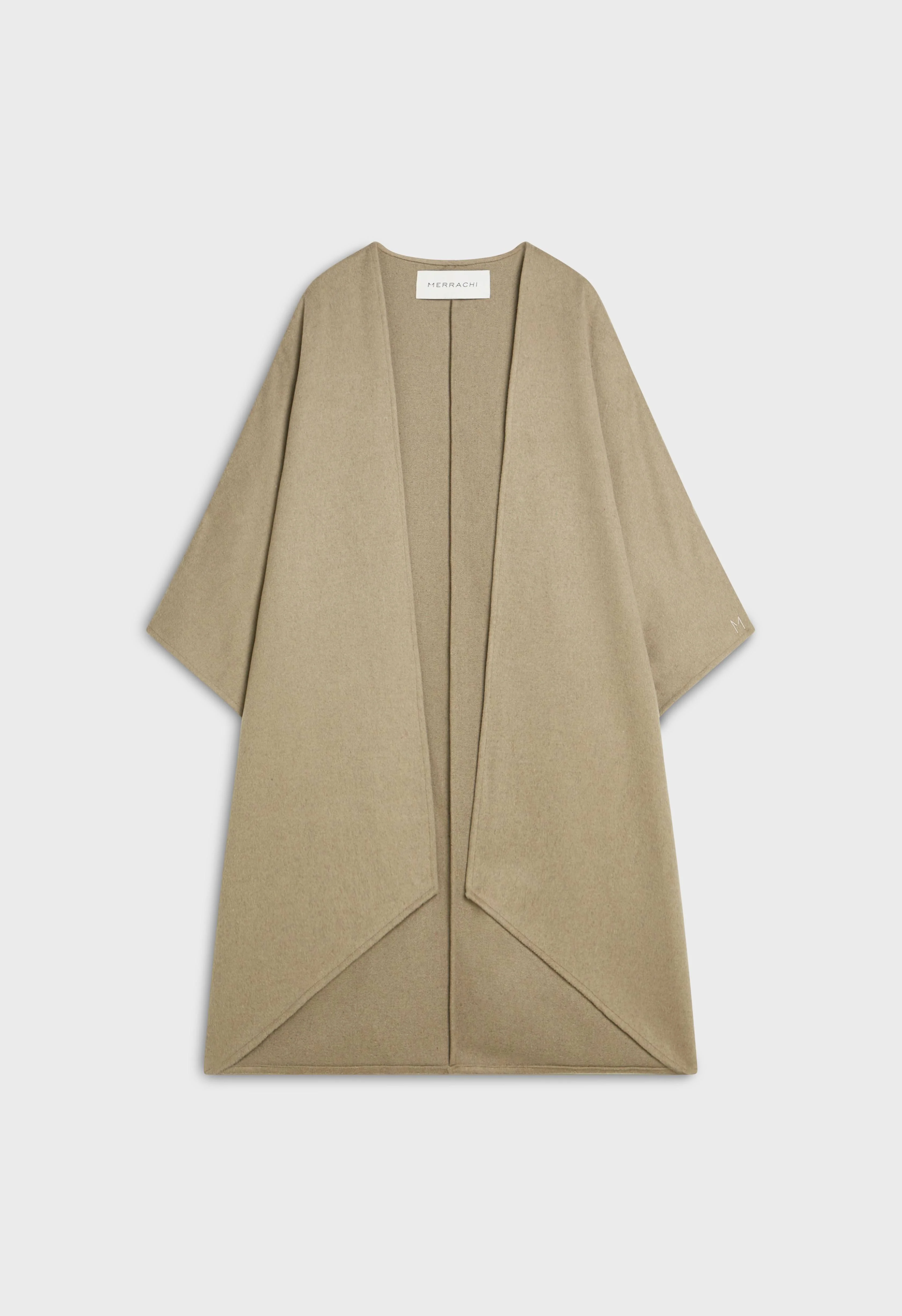 Long Poncho | Desert Brown - Image 3