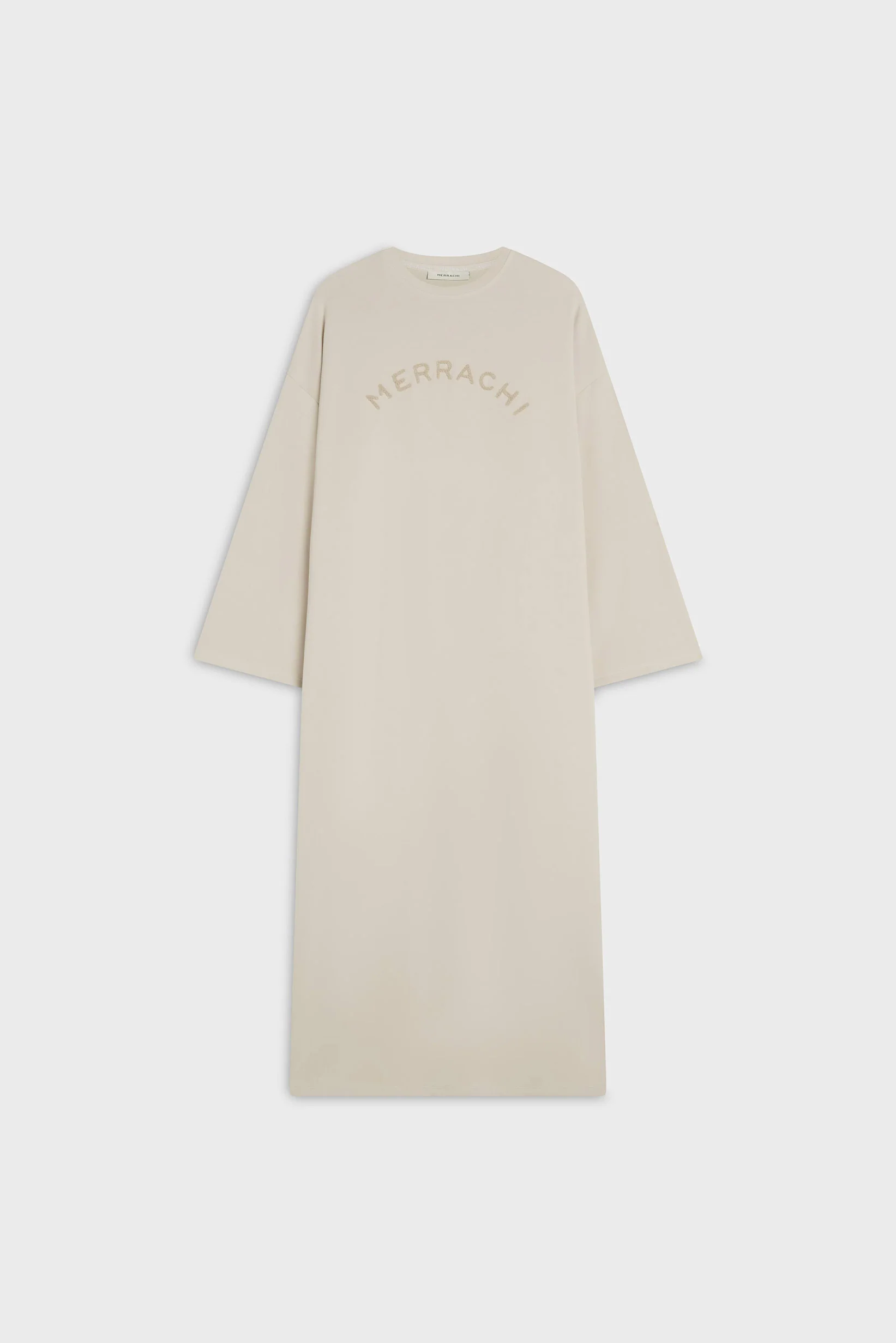 Long Sleeve Dress | Soft Taupe - Image 3