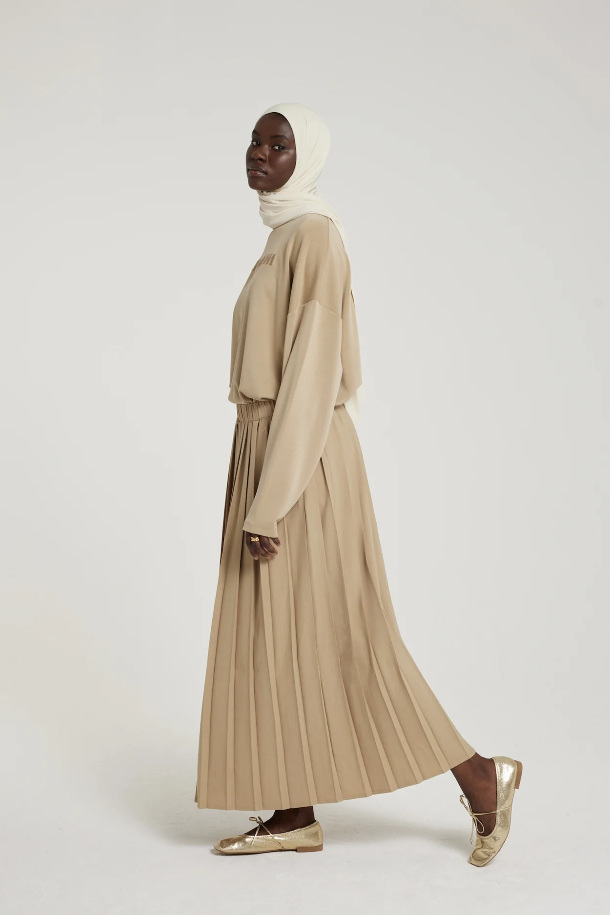 Long Sleeve Top | Almond - Image 2