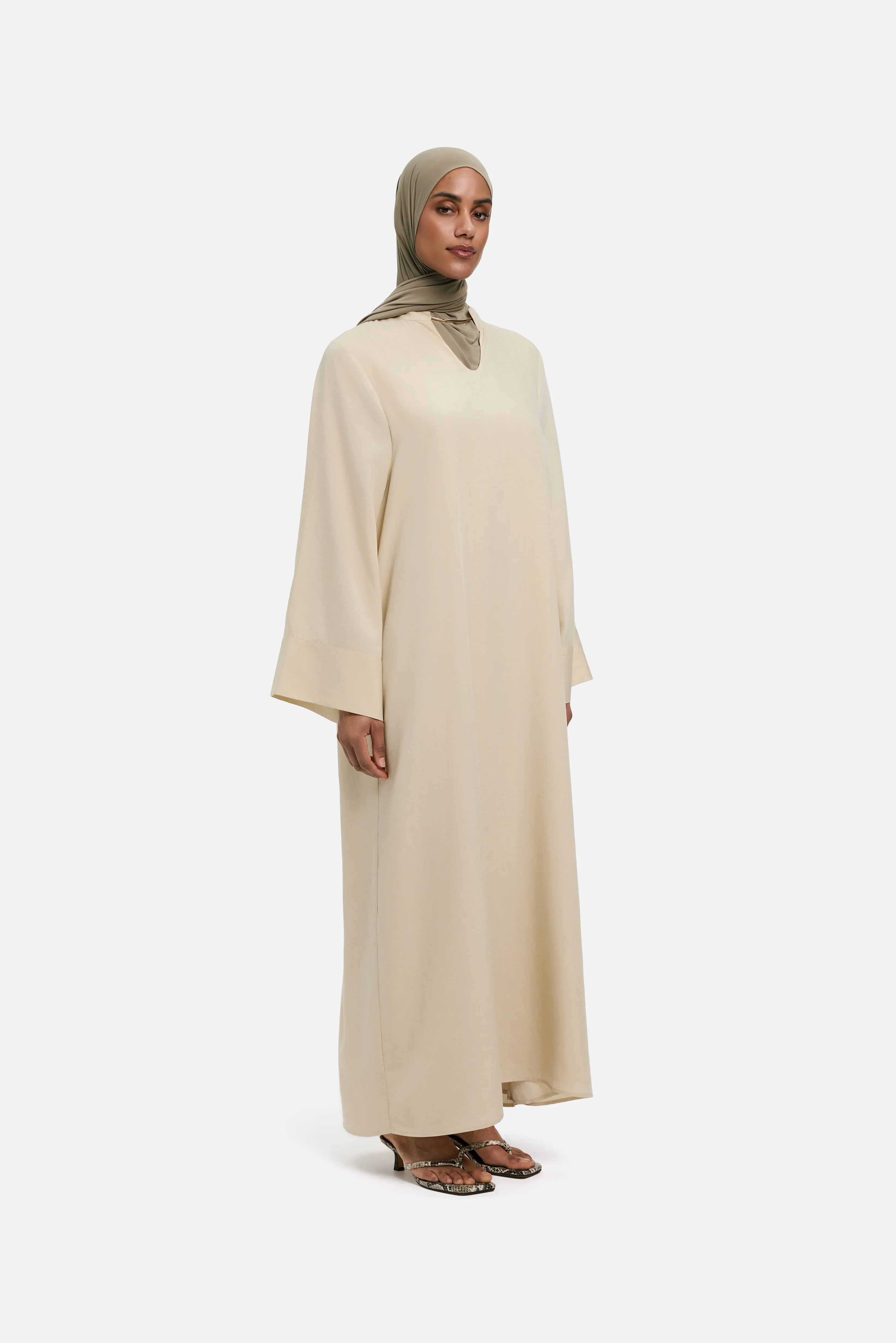 Loose Dress | Sand - Image 3
