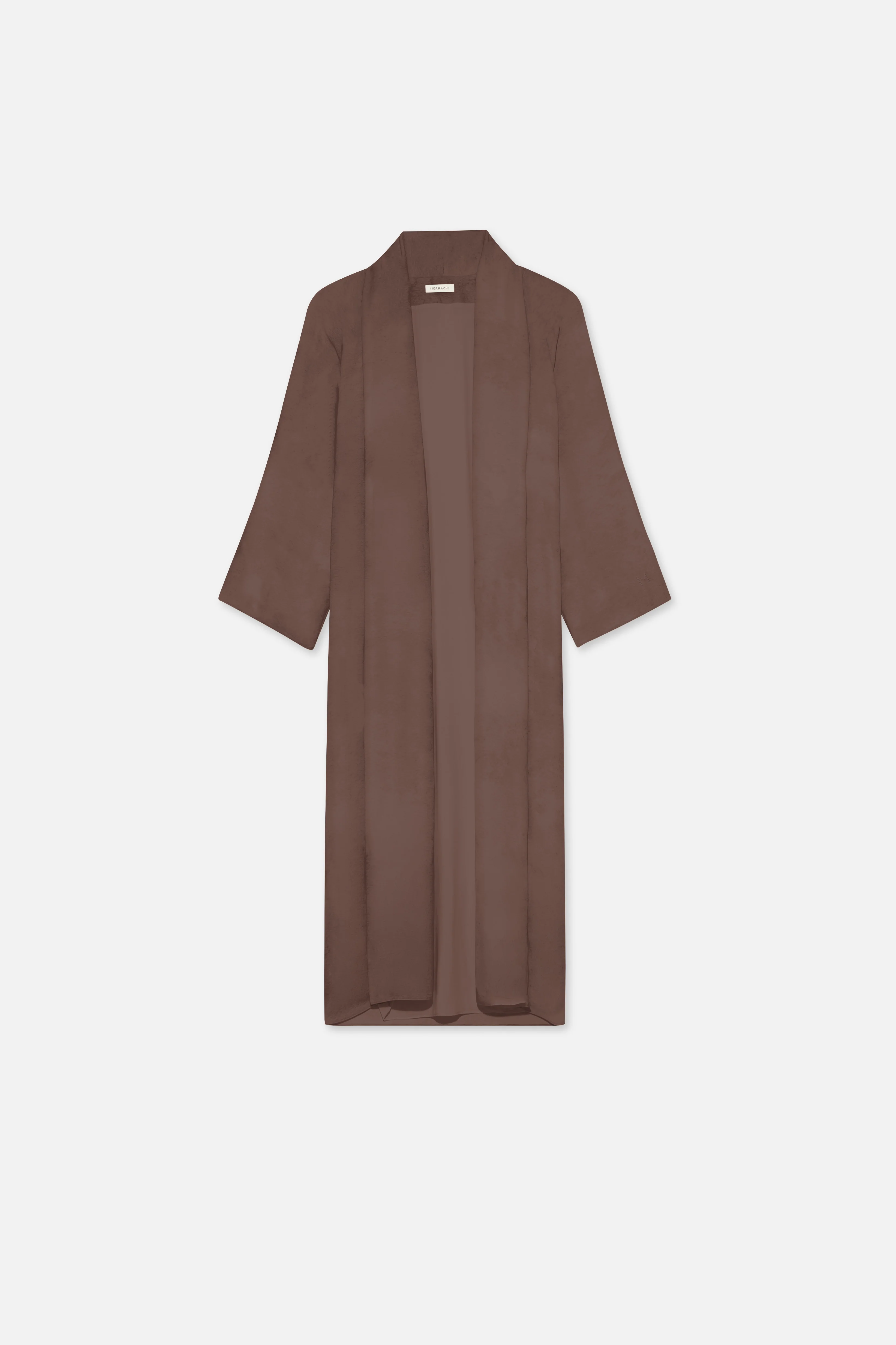 Marble Abaya | Ash Brown - Image 3